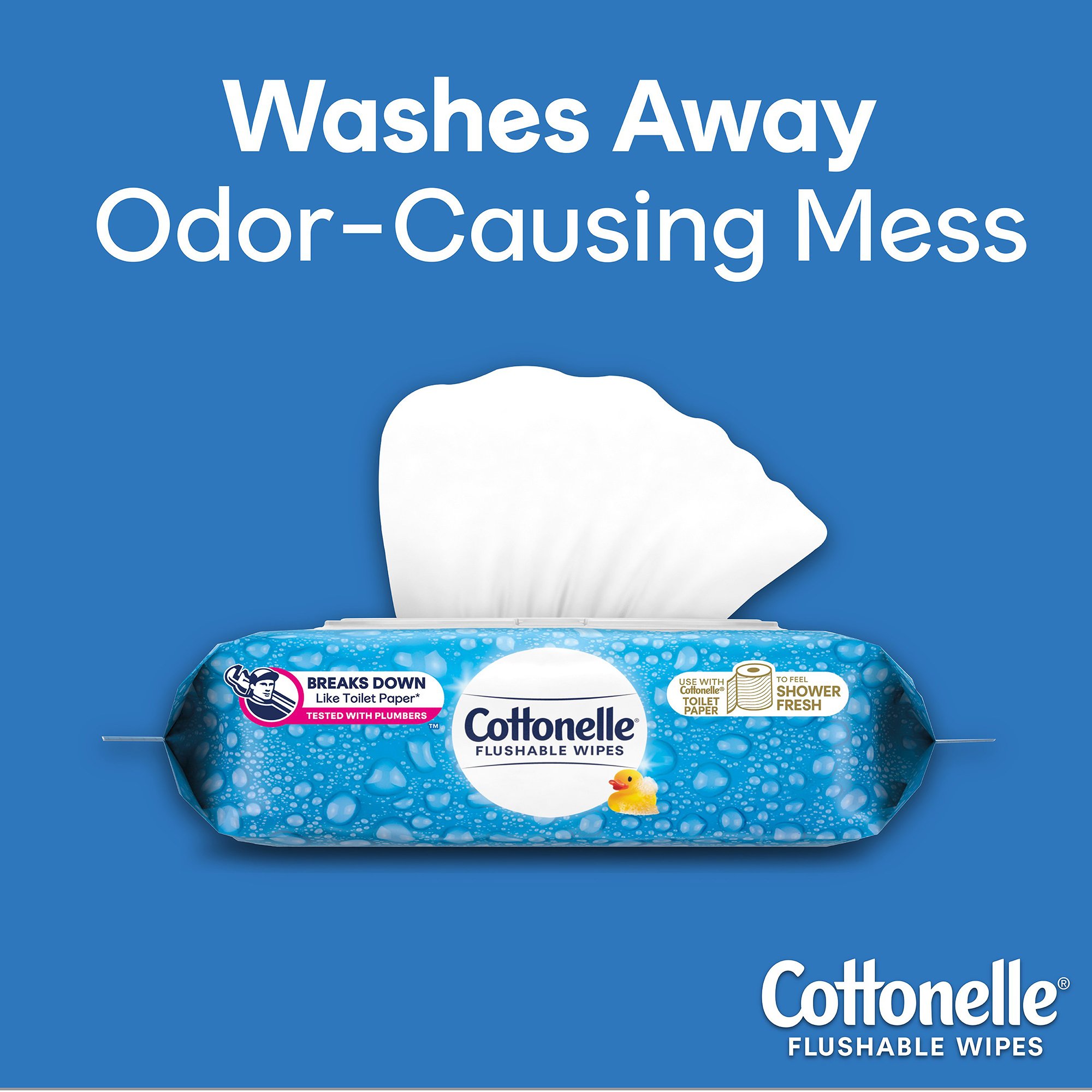 Cottonelle FreshCare Flushable Personal Wipe 35970 by Kimberly Clark