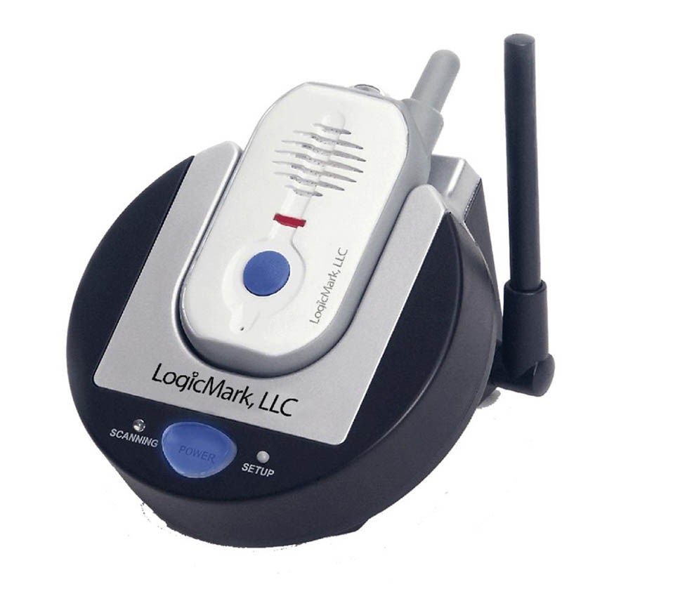 Logic Mark - 30911 Personal Emergency Response System Guardian Alert 911™ 0-3/4 X 1-4/58 X 3-4/58 Inch White / Blue / Gray