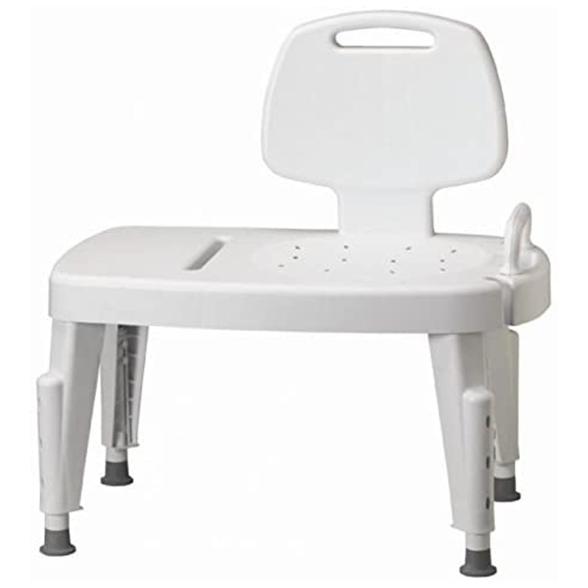 Maddak - 727142501 Maddak Bath Transfer Bench Removable Arm Rail 16 to 21 Inch Seat Height 350 lbs. Weight Capacity