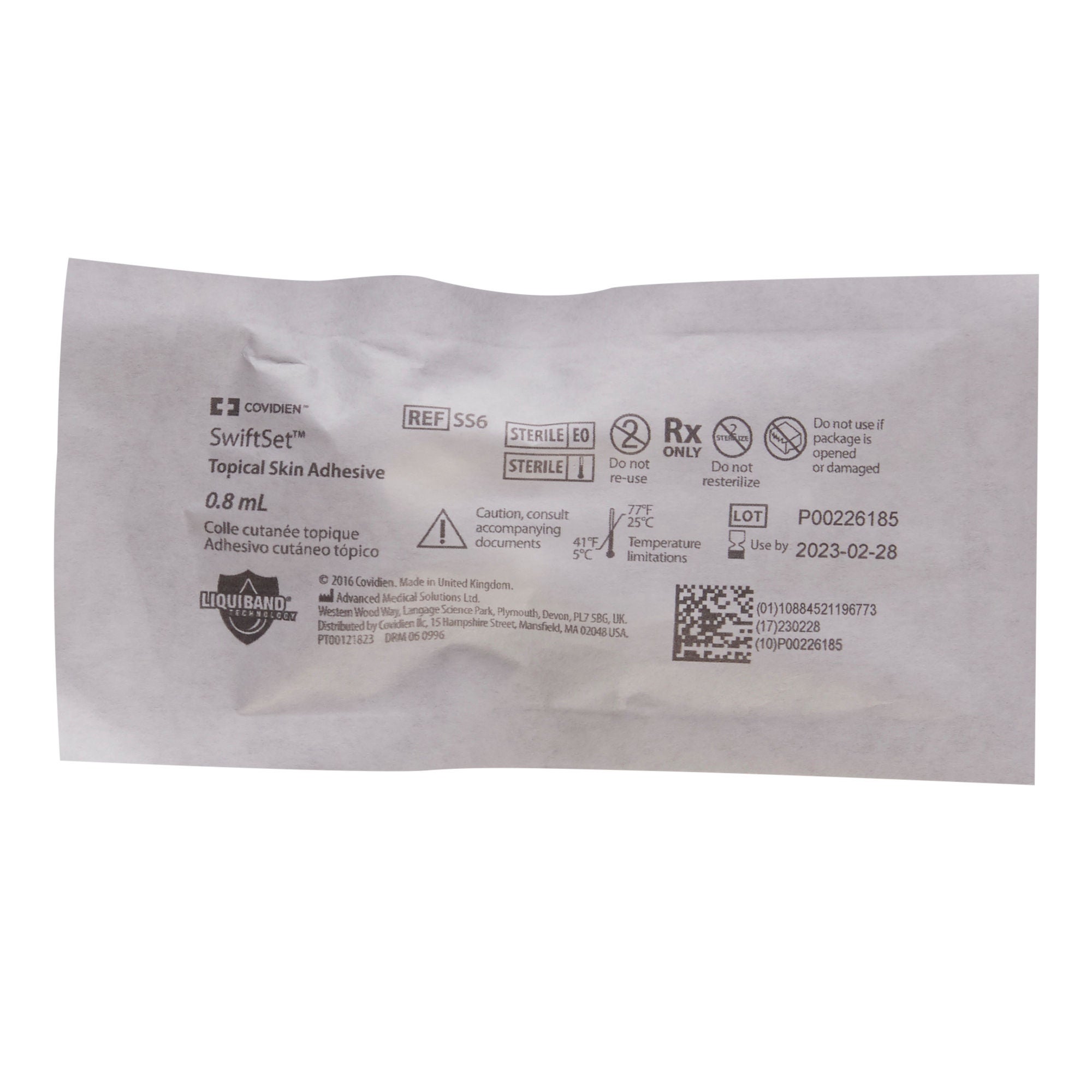 Medtronic MITG - SS6 SwiftSet™ Topical Skin Adhesive