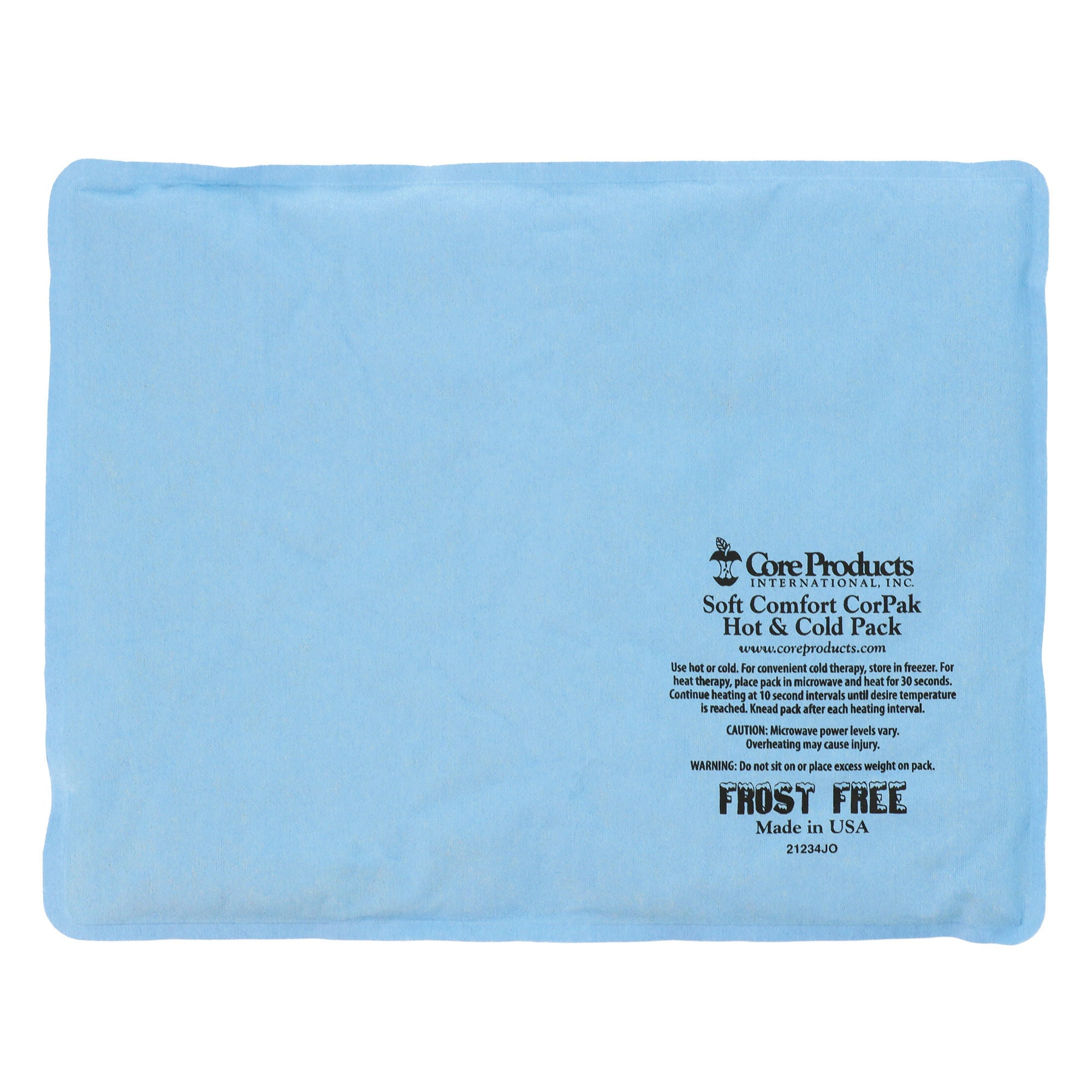 Core Products - ACC-551 Hot / Cold Pack Soft Comfort CorPak General Purpose Large 10 X 13 Inch Polyethylene / Polyester / Propylene Glycol / Bentonite Clay / Water Reusable