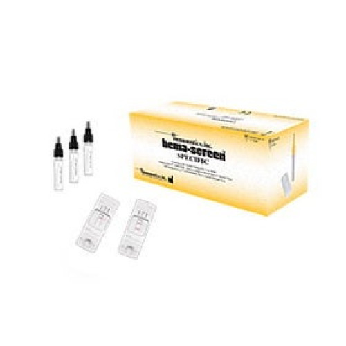 Immunostics - HSGDCAS-25 Cancer Screening Test Kit Hema-Screen™ Specific Fecal Occult Blood Test (iFOB or FIT) 25 Tests CLIA Waived