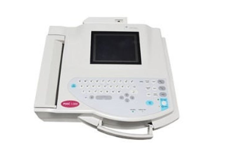 Soma Technology - SSA-082213-0305 Refurbished Electrocardiograph MAC 1200 Battery Operated LCD Display Resting