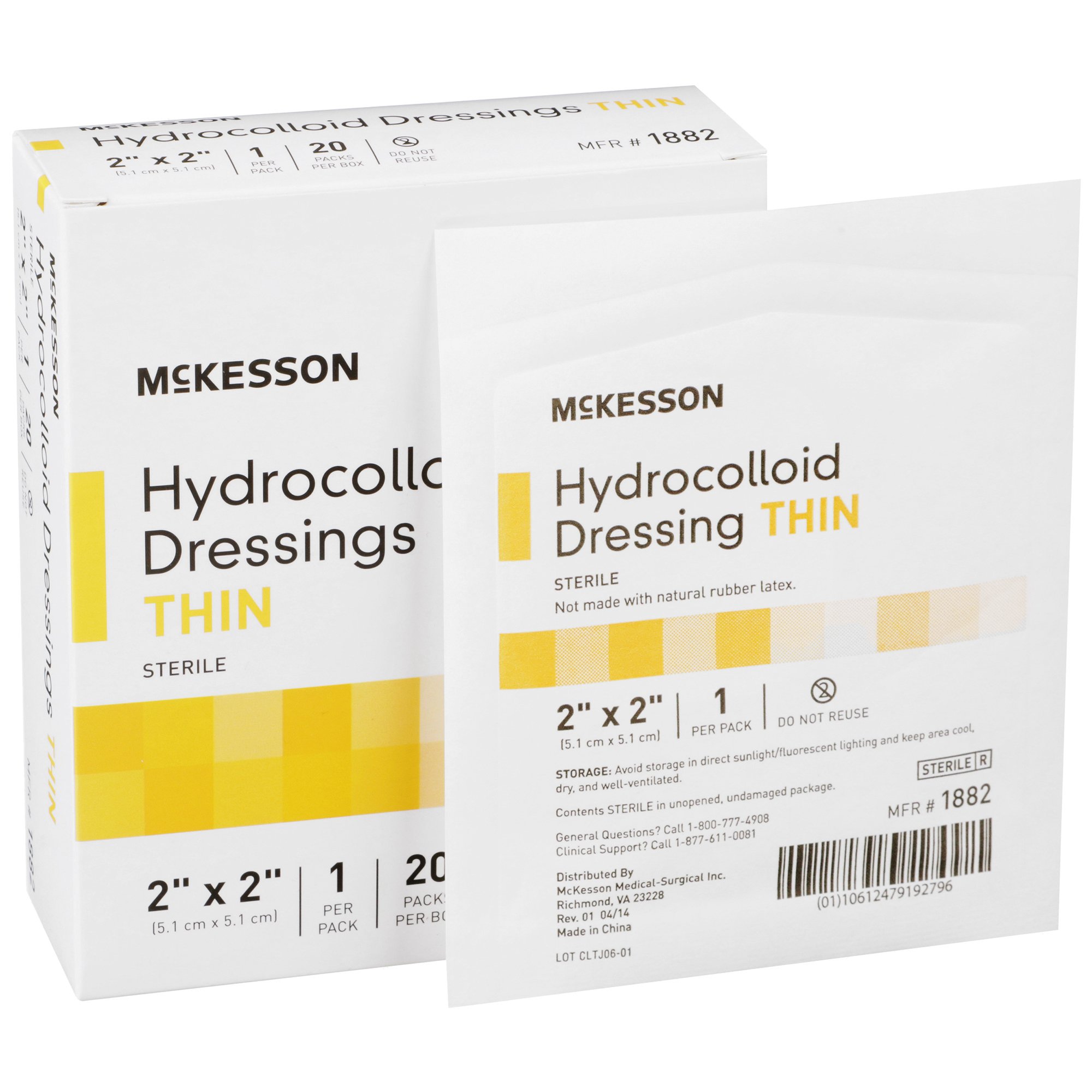 McKesson Brand - 1882 McKesson Hydrocolloid Dressing