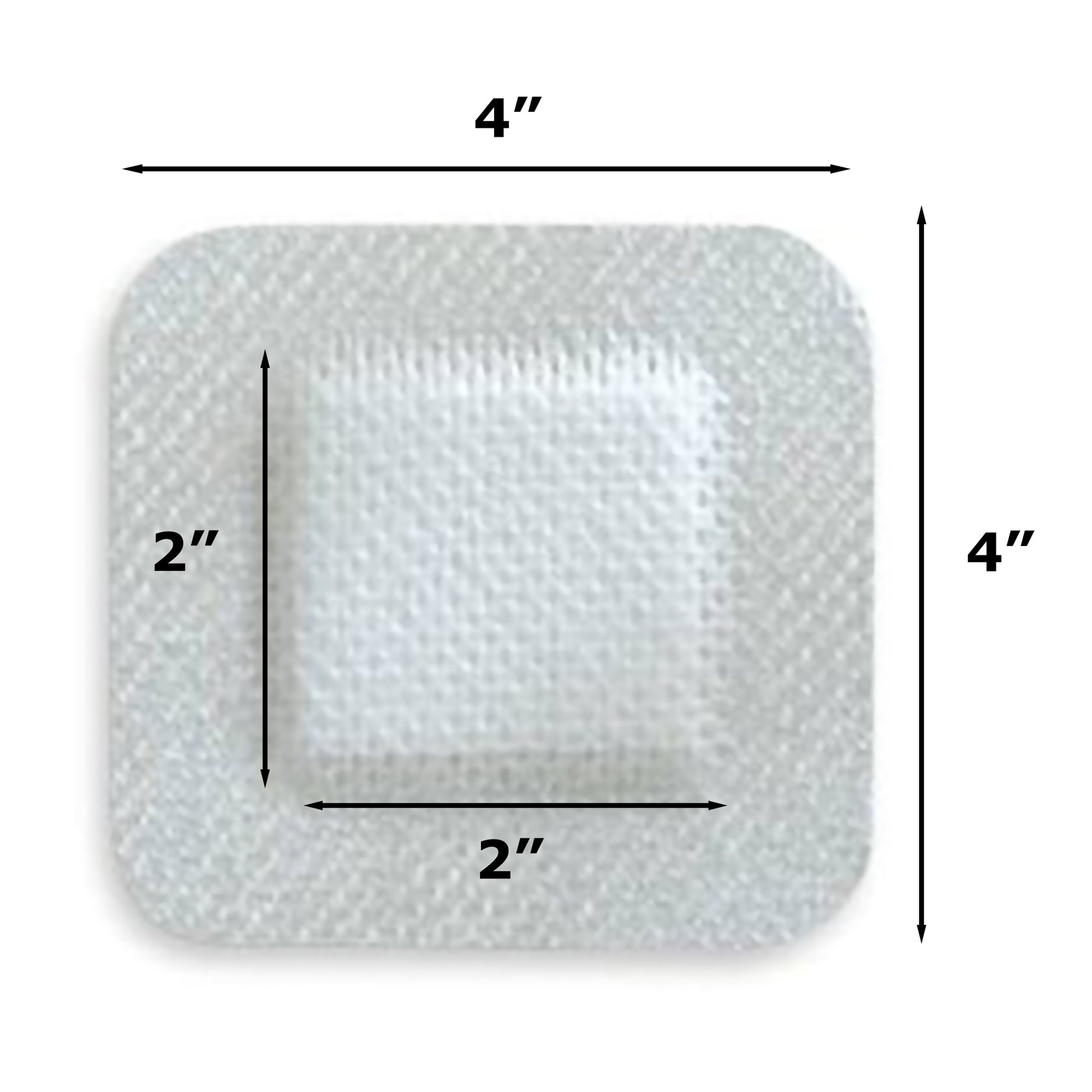 McKesson Brand 16-89244 - McKesson Adhesive Dressing, 4 x 4 Inch - 30/Bag, 120/Case