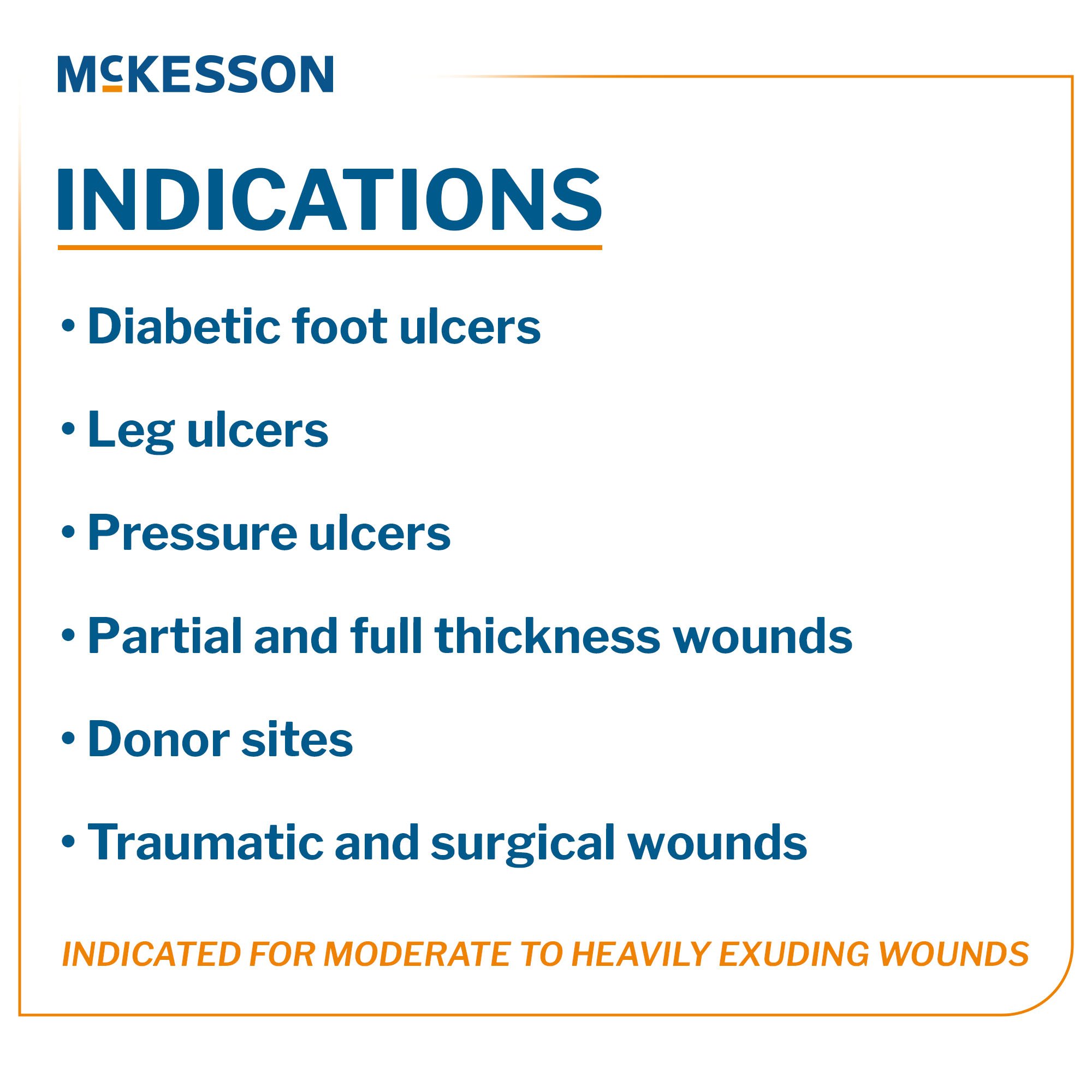 McKesson Brand - 3558 McKesson Silver Calcium Alginate Dressing