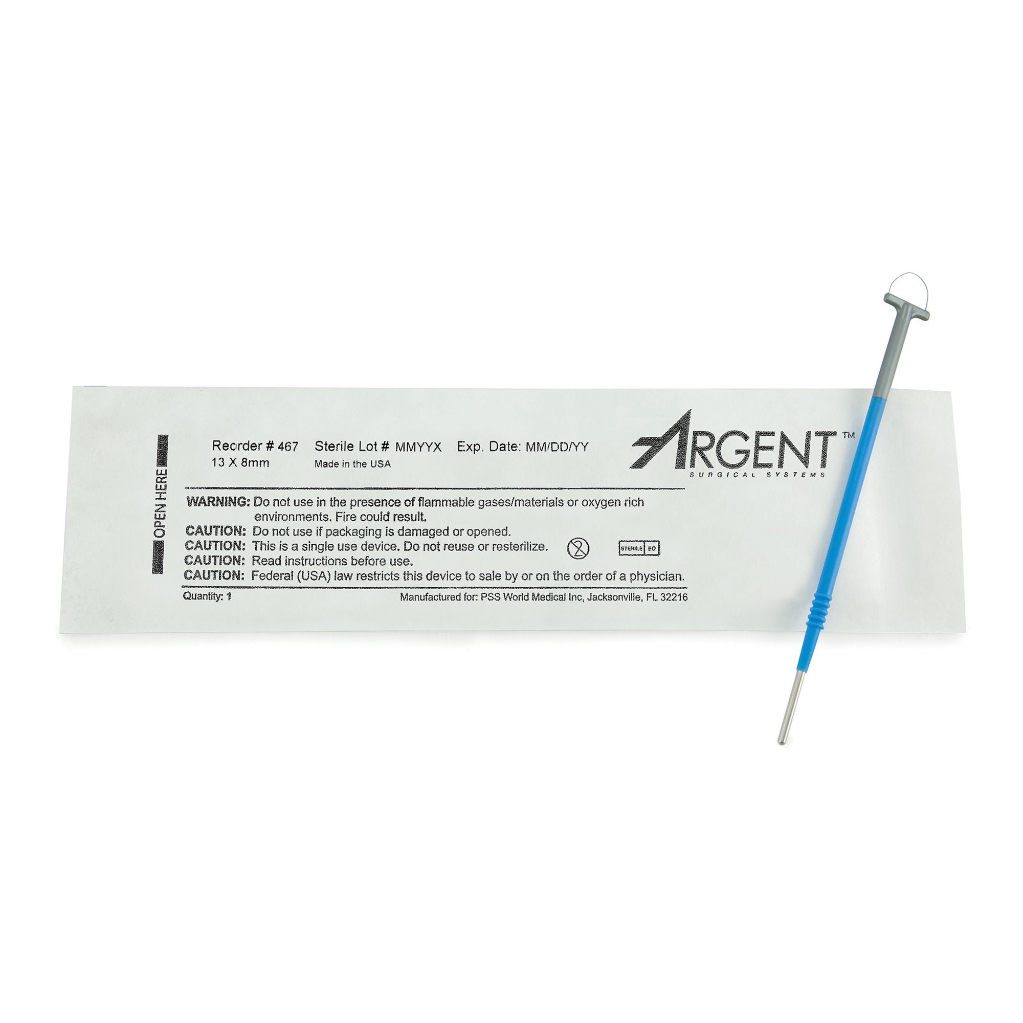 McKesson Brand - 467 McKesson Argent™ Disposable Lletz Loop Electrode