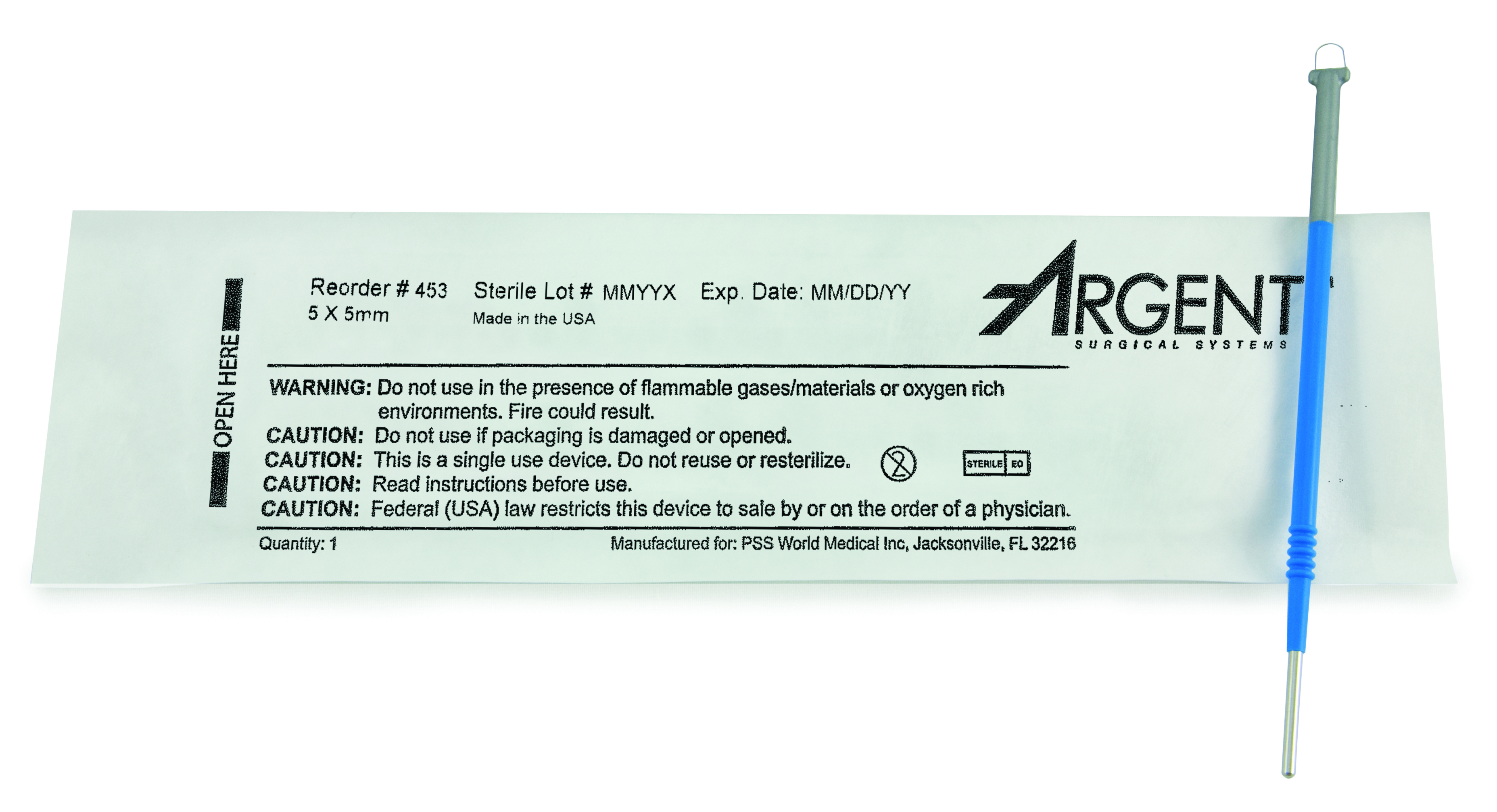 McKesson Brand 453 - McKesson Argent™ Disposable Lletz Loop Electrode - 5/Box