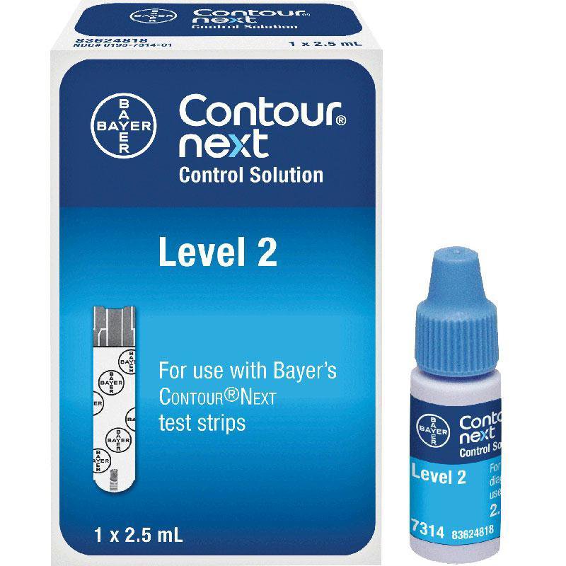 Ascensia Diabetes Care - 7314 Contour® Next Blood Glucose Control Solution for use with Blood Glucose Meter