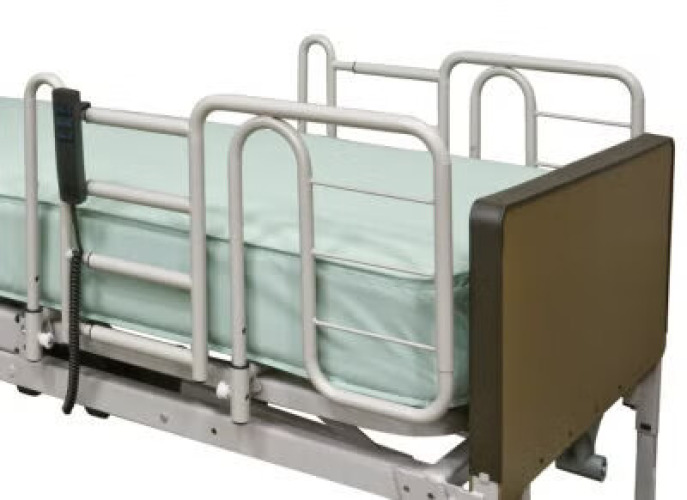 Graham-Field - GF6590BH-1 Half Bed Side Rail Half No-Gap 31-1/2 Inch Length 17 Inch Height