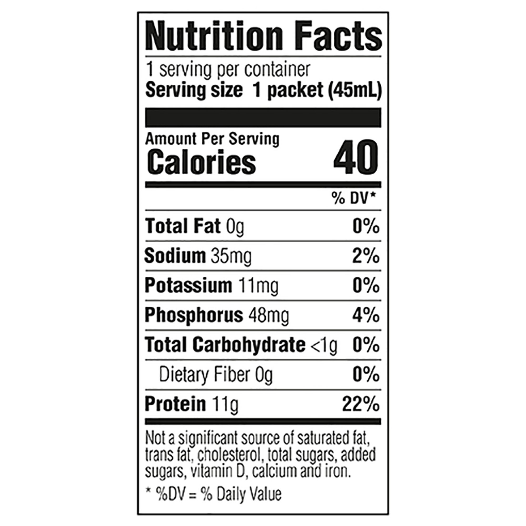 Medtrition-National Nutrition 11444 - ProSource TF Ready to Hang Tube Feeding Formula, 45 mL Pouch - 1/Pack, 100/Case