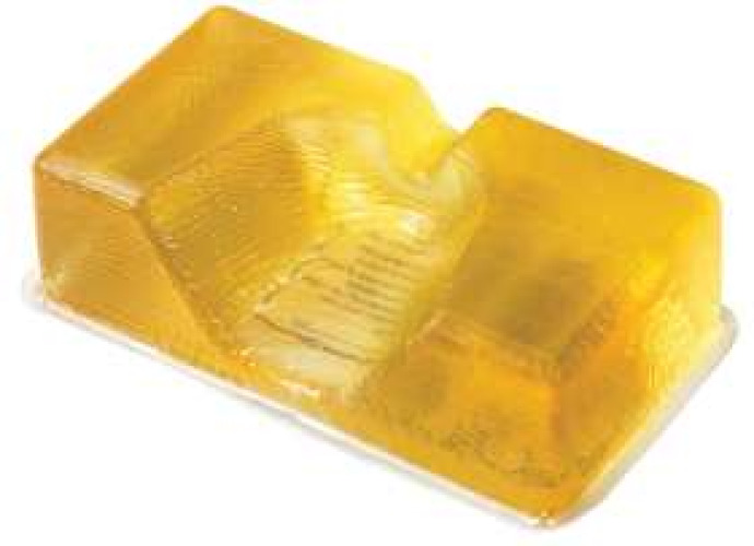 Alimed - 2970011655 Heel Positioner AliGel™ Heel Cup 3-1/4 W X 6 L X 1-3/4 H Inch Gel Freestanding