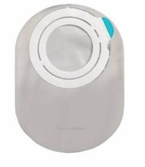 Coloplast 12203 - SenSura® Mio Flex Two-Piece Transparent Ostomy Pouch, Green Match - 30/Box