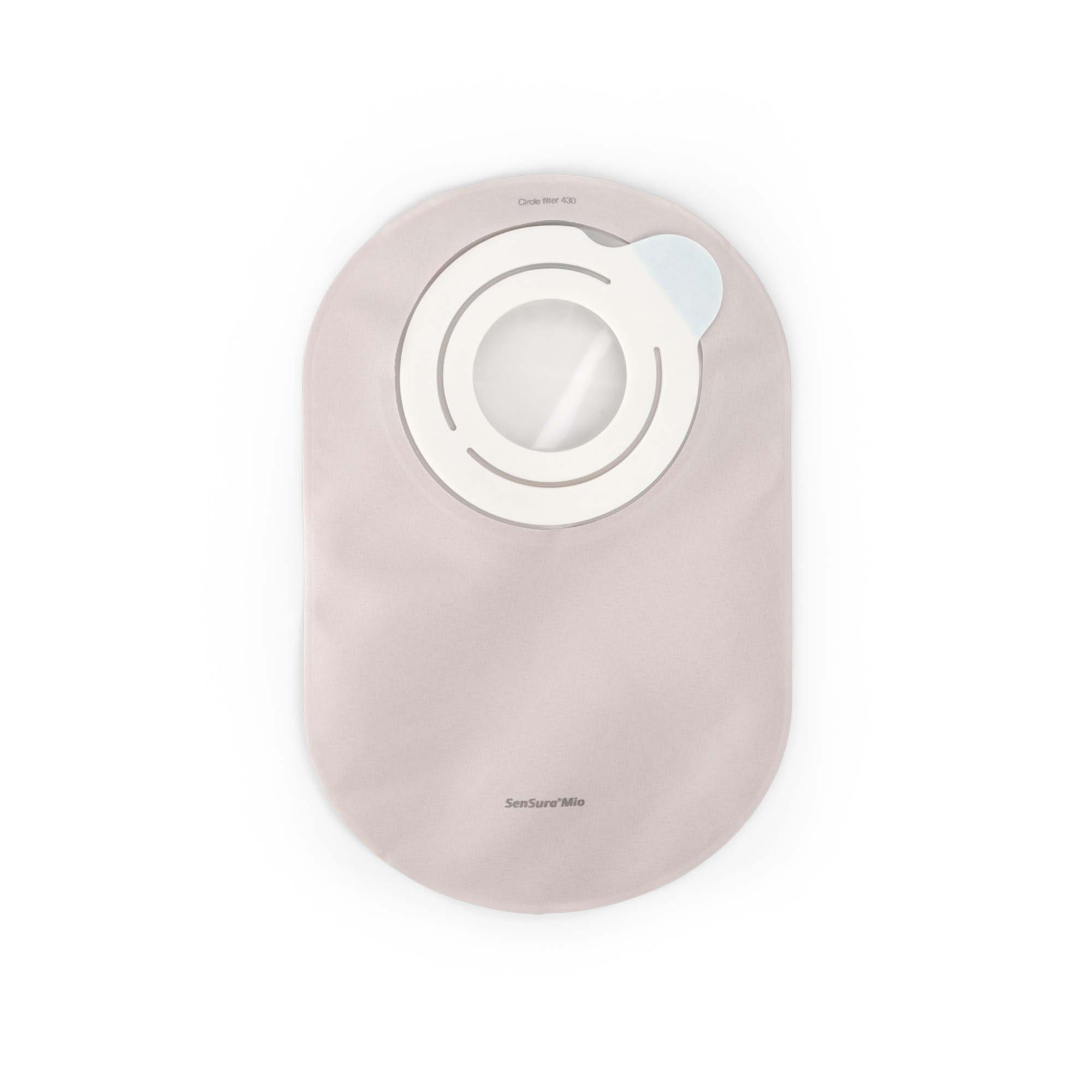 Coloplast 12203 - SenSura® Mio Flex Two-Piece Transparent Ostomy Pouch, Green Match - 30/Box
