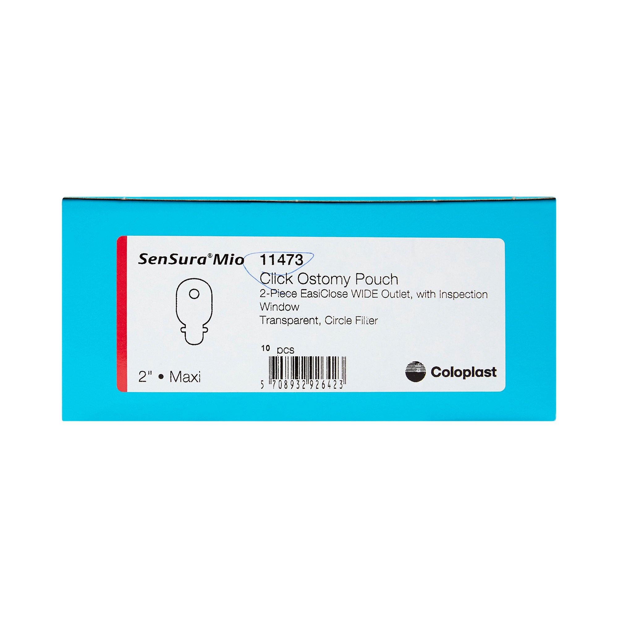 Coloplast - 11473 SenSura® Mio Click 2-Piece Transparent Ostomy Pouch