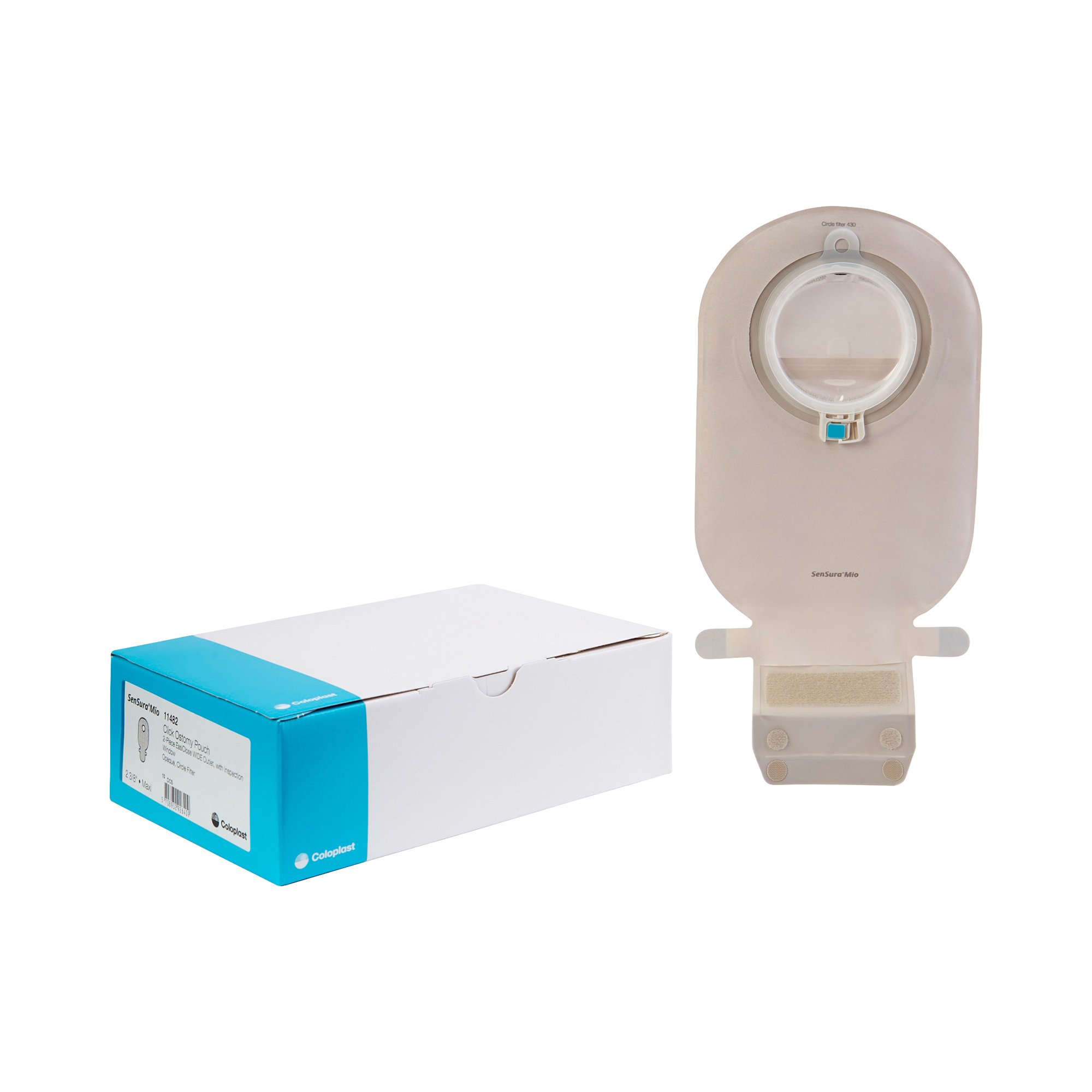 Coloplast - 11482 SenSura® Mio Click 2-Piece Opaque Ostomy Pouch