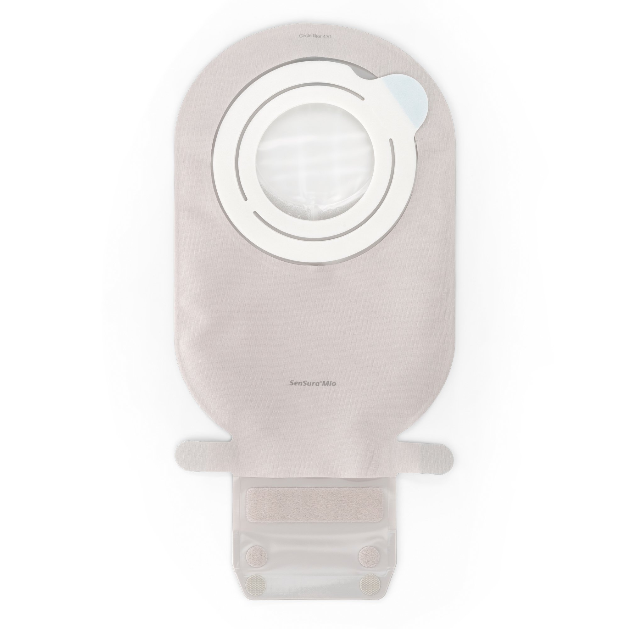 Coloplast 12273 - SenSura® Mio Flex 2-Piece Transparent Ostomy Pouch, Red Match - 10/Box