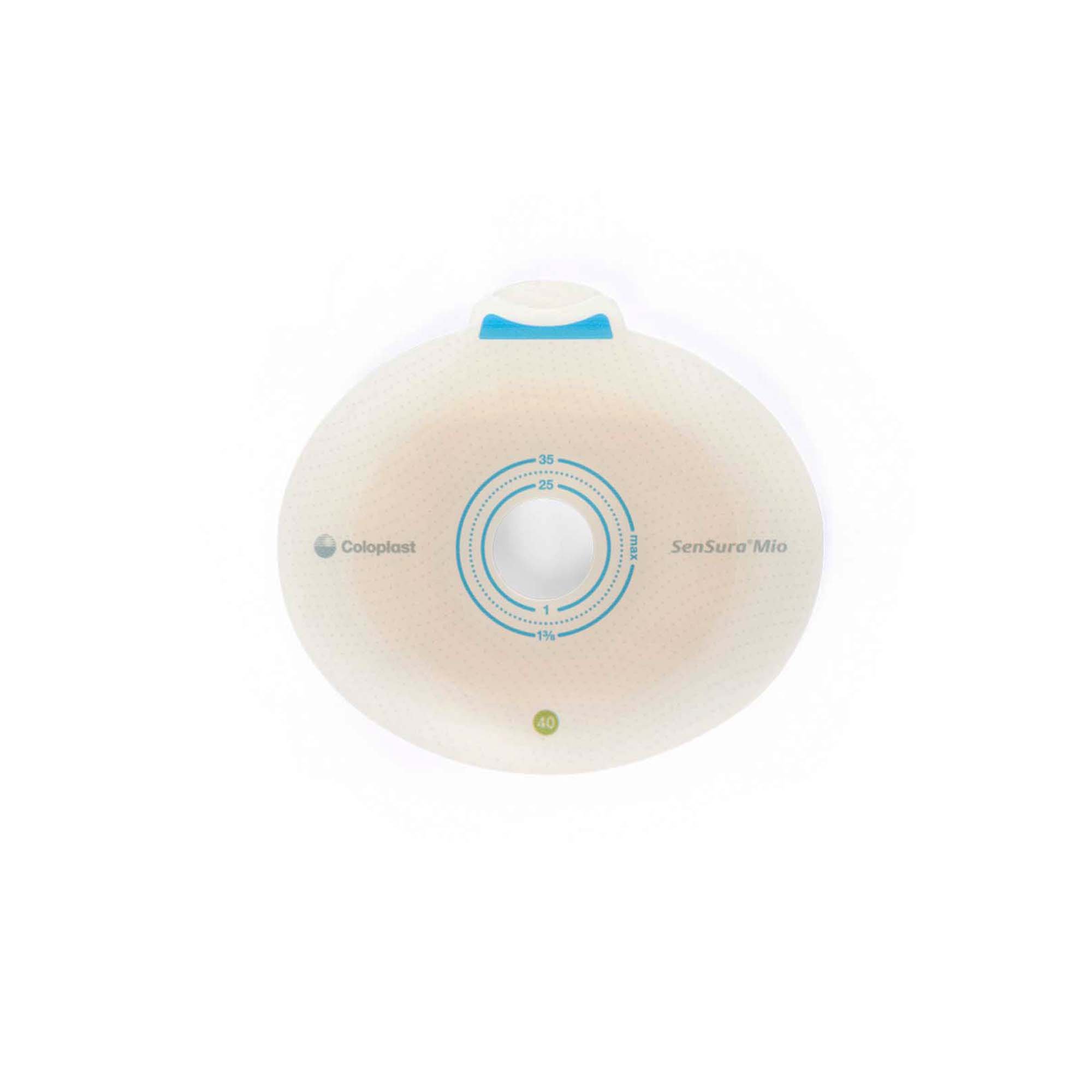 Coloplast 10506 - SenSura® Mio Click Ostomy Barrier, 22 mm Stoma Opening, Green Color Match - 5/Box