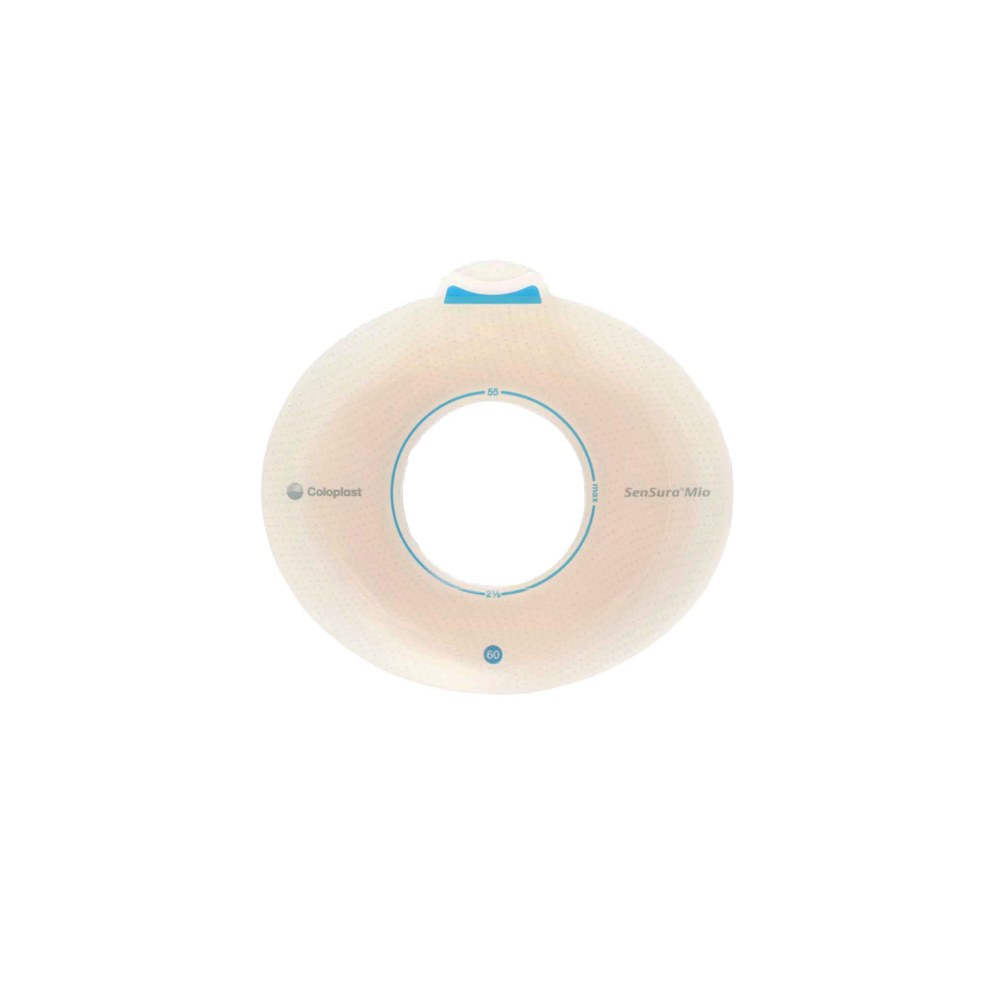 Coloplast 10525 - SenSura® Mio Click Ostomy Barrier, 50 mm Stoma Opening, Blue Color Match - 5/Box