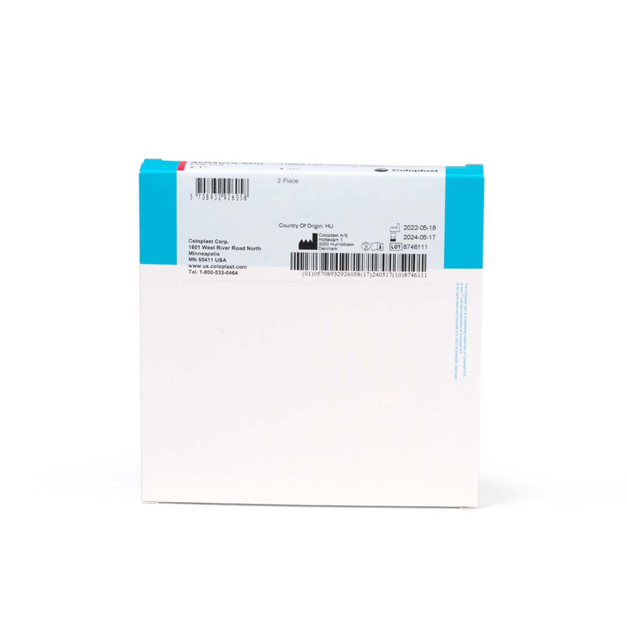 Coloplast 10562 - SenSura® Mio Flex Ostomy Barrier, 25 mm Stoma Opening, Red Color Match - 5/Box