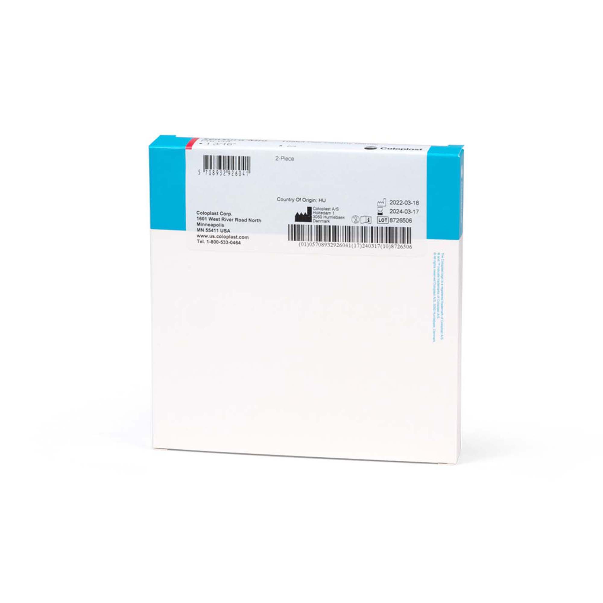 Coloplast 10563 - SenSura® Mio Flex Ostomy Barrier, 30 mm Stoma Opening, Red Color Match - 5/Box