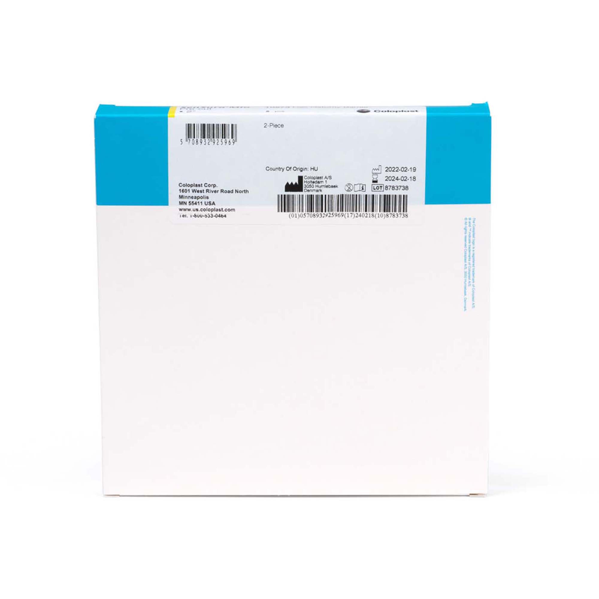 Coloplast 10573 - SenSura® Mio Flex Ostomy Barrier, 50 mm Stoma Opening, Yellow Color Match - 5/Box