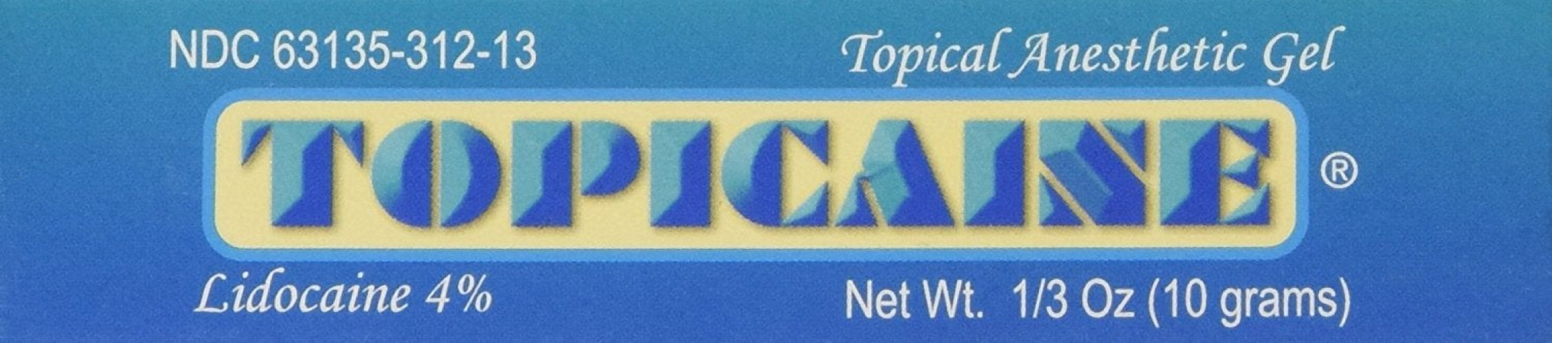 Esba Laboratories - TOP4-010-TCRC Topical Pain Relief Topicaine® 4% Strength Lidocaine Topical Gel 10 Gram
