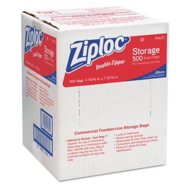 Fisher Anatomical - 502004564 Reclosable Bag Ziploc® 7 X 7-3/4 Inch Plastic Clear Zipper Closure