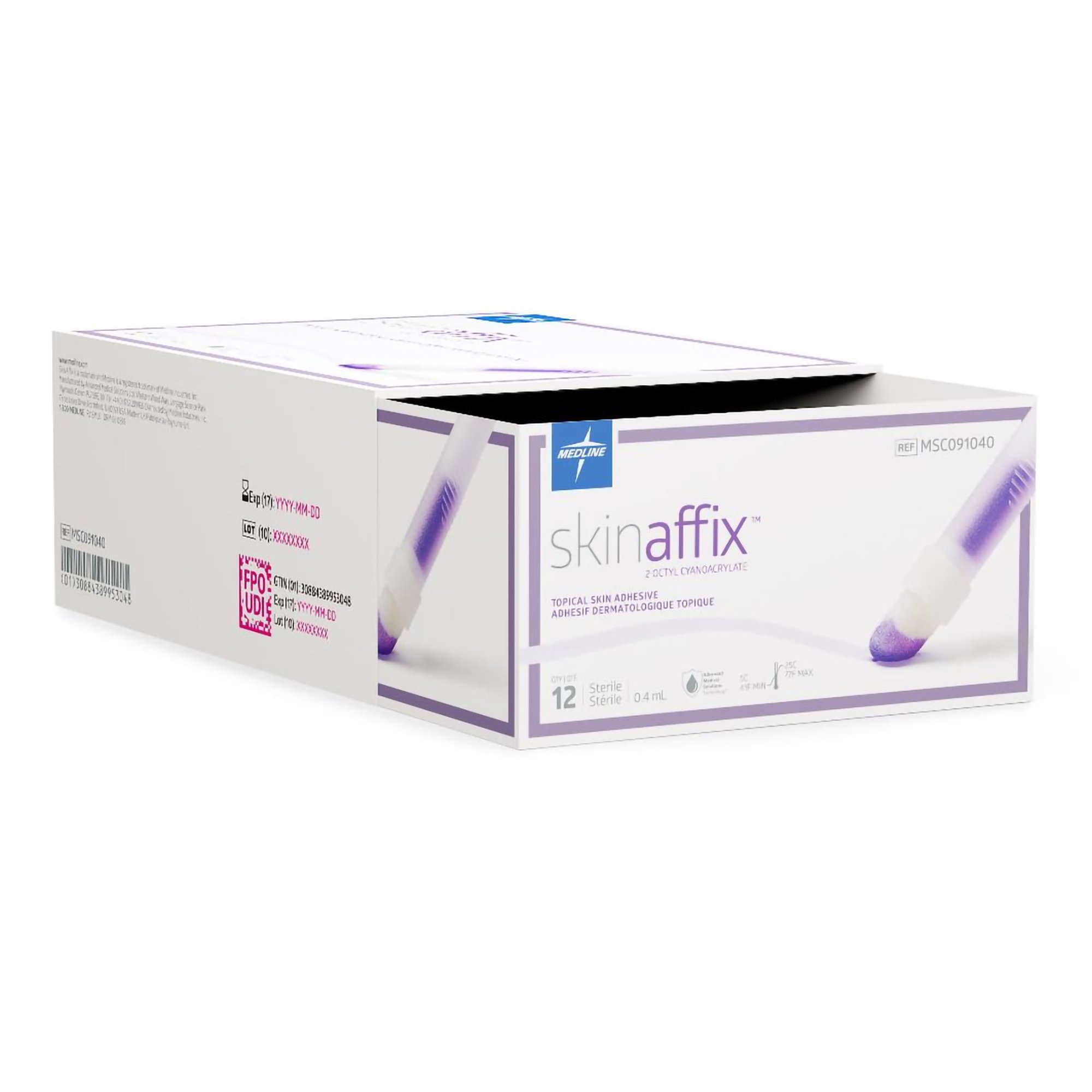 Medline MSC091040 - Skin Affix™ Topical Skin Adhesive - 12/Box, 72/Case