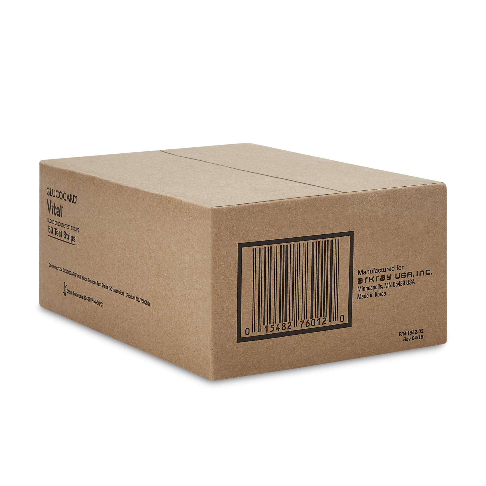 Arkray USA 760050 - Glucocard® Vital™ Blood Glucose Test Strips - 50/Box, 600/Case