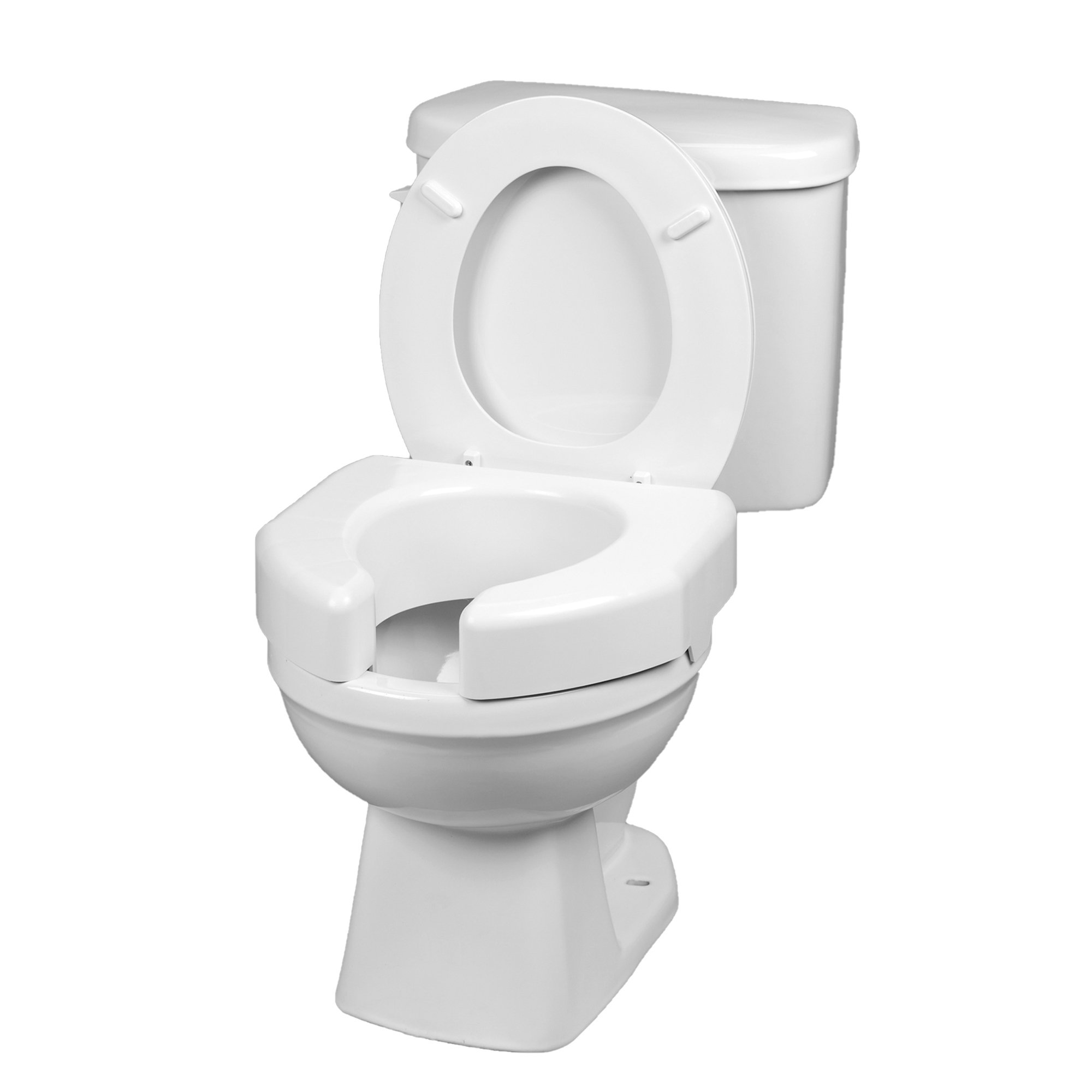 Maddak - 725790000 Maddak Basic Open Front Elevated Toilet Seat