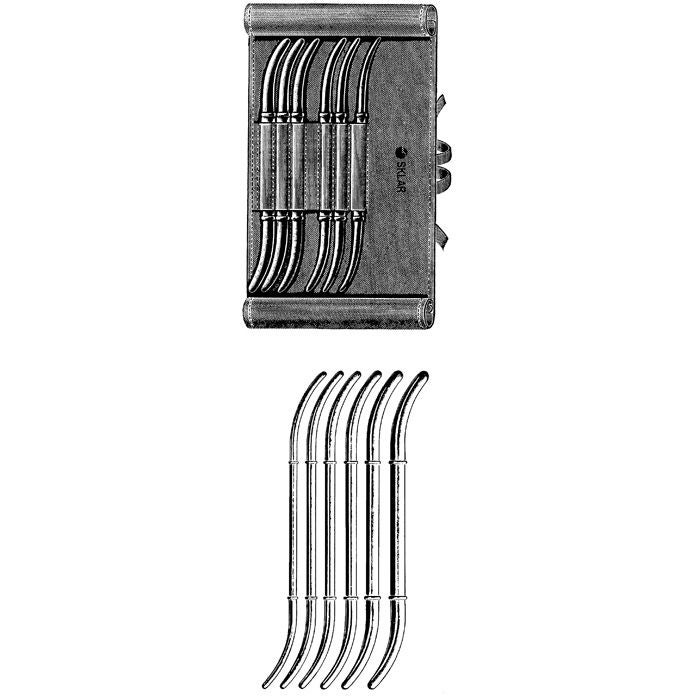 Sklar - 90-4925 Uterine Dilator Set Sklar® 9 -10 Fr. to 19 - 20 Fr. Hank Stainless Steel NonSterile