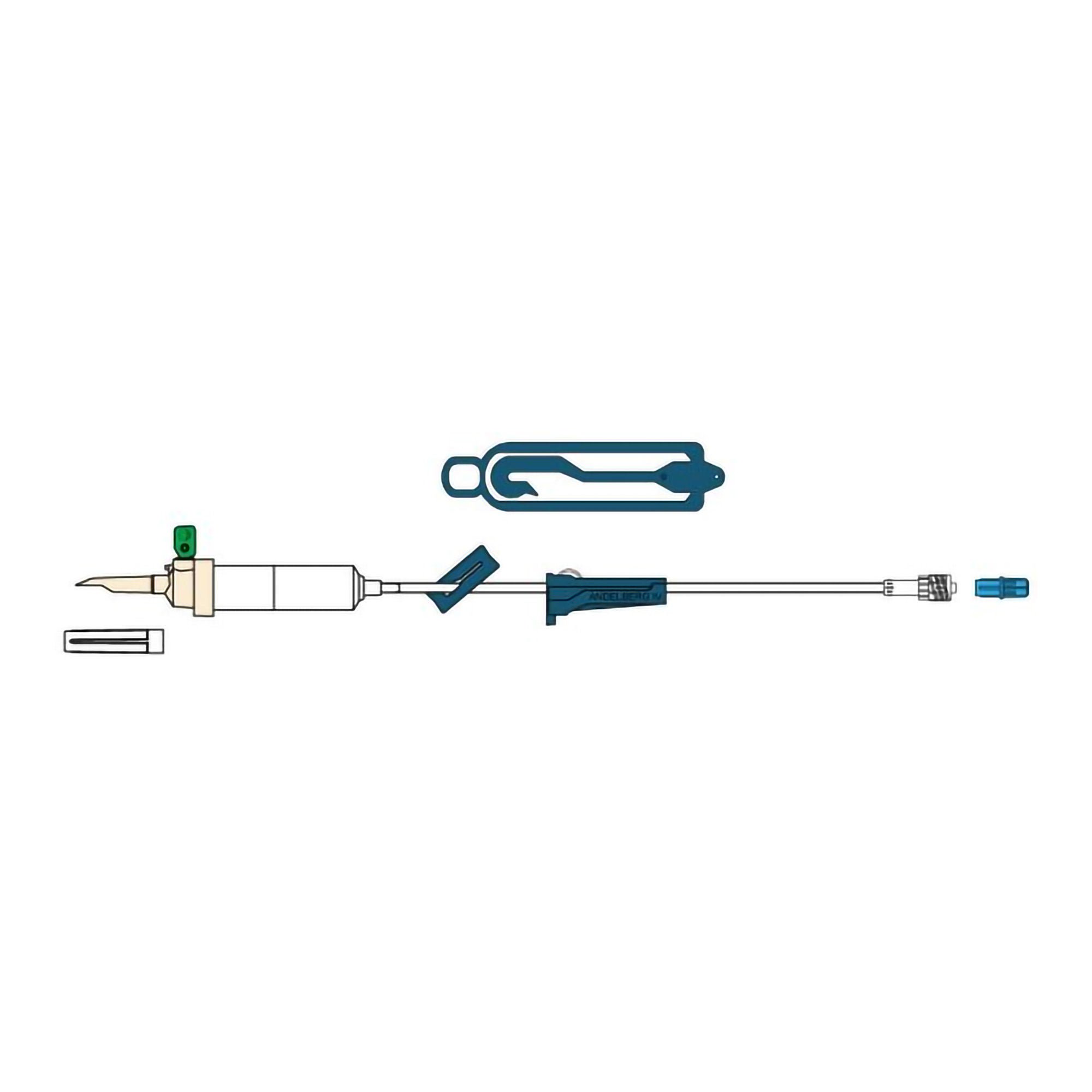 Codan US Corp - A490 Secondary IV Administration Set Codan Gravity 20 Drops / mL Drip Rate Without Filter 40 Inch Tubing Solution