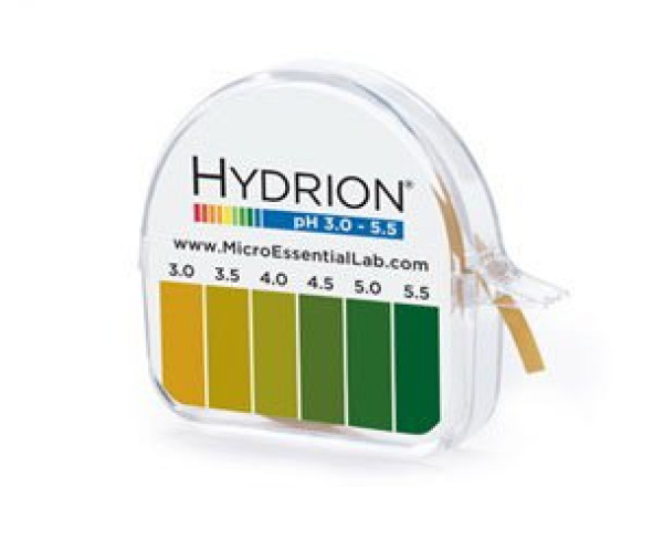 Micro Essentials - 325 pH Paper in Dispenser Hydrion® 3.0 to 5.5