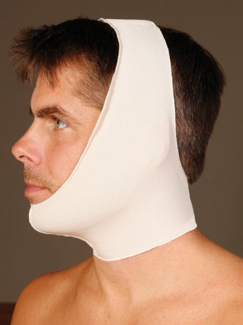 Medico International - T-124-S Facial Support Wrap Small SuperSilky Fabric Beige