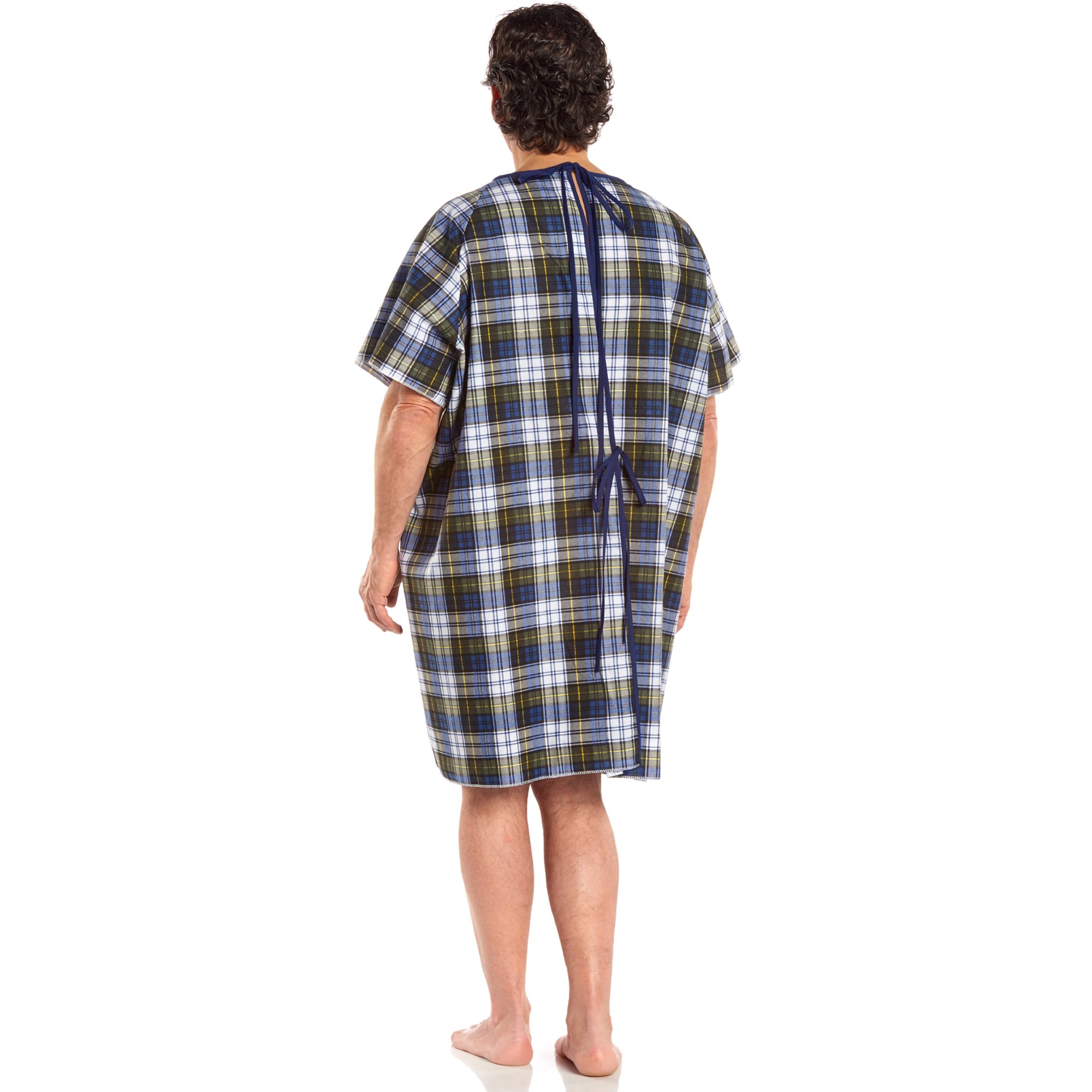 Salk Inc 550B - TieBack™ Patient Exam Gown, Blue - 1/Each