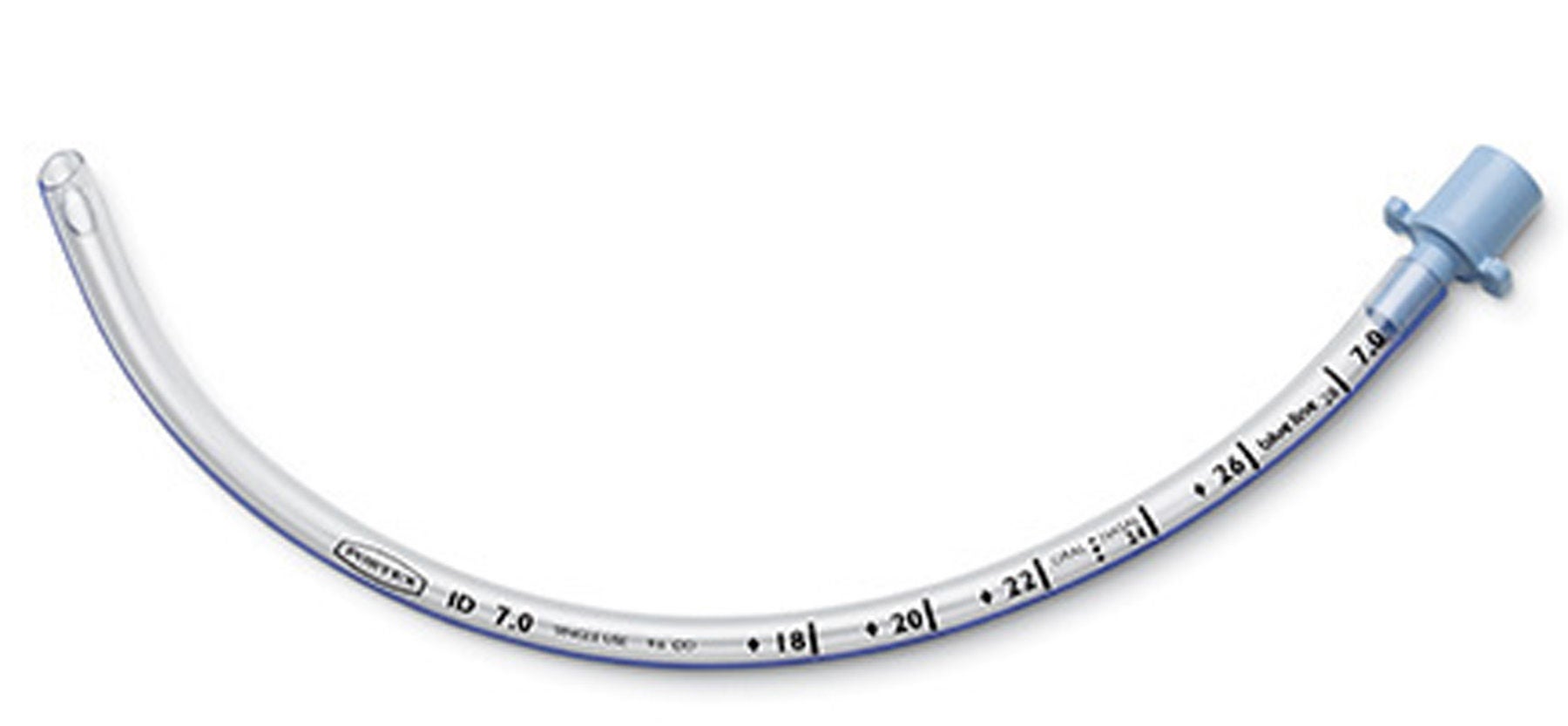 ICU Medical FKA Smiths Medical - 100-127-080 Uncuffed Endotracheal Tube Portex® Curved 8.0 mm ID Adult Murphy Eye