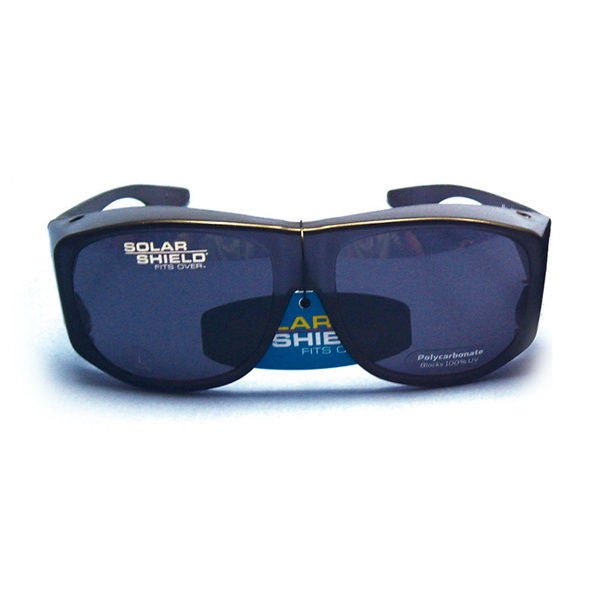Bernell-Vision Training Products - DSSS Sunglasses SolarShield® Fit Over Uncoated Smoke Tint Polycarbonate Lens Smoke Frame Over Ear One Size Fits Most