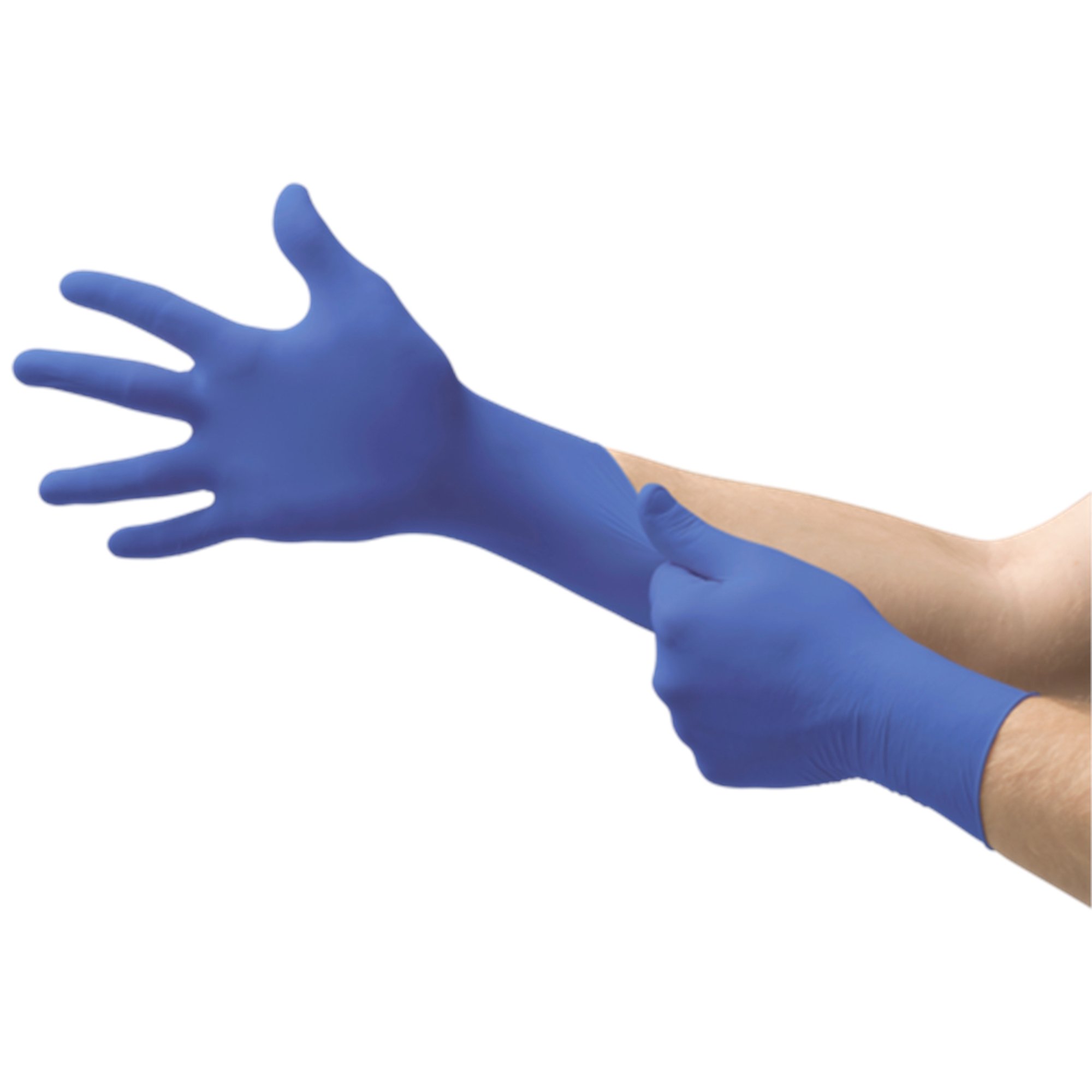 Ansell 6034312 - Micro-Touch® Micro-Thin Nitrile Exam Glove, Medium, Blue - 300/Box, 3000/Case