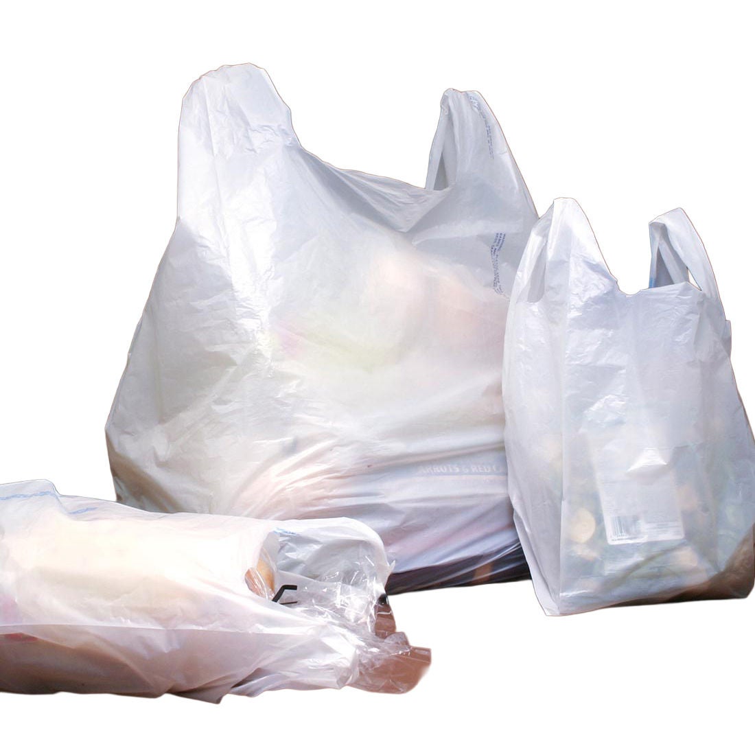 Elkay Plastics - CT1923WD Open Ended Handle Bag Economy Snap-Eze™ 7 X 12 X 22 Inch 0.5 mil