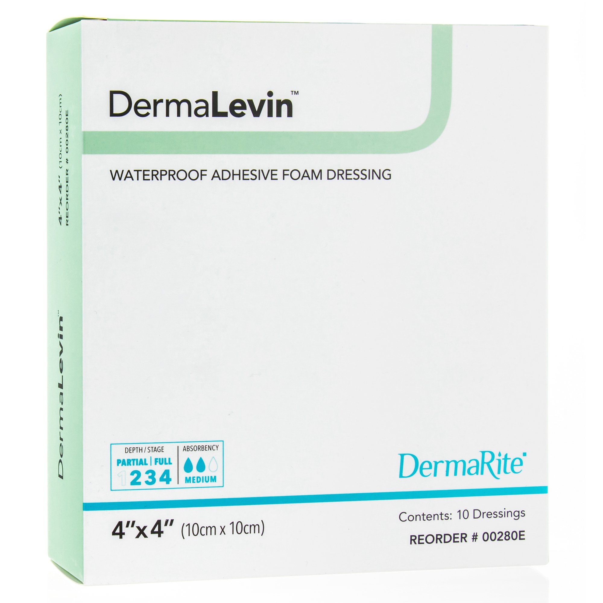Sion Brands LLC - 00280E DermaLevin® Adhesive with Border Foam Dressing