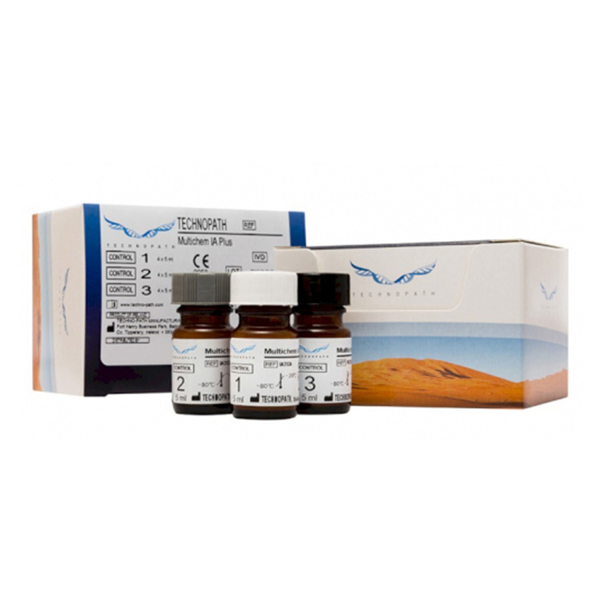 Abbott - 05P7610 Multi-Analyte Control Set Multichem™ IA Plus Immunoassay Level 1, 2, 3 3 X 4 X 5 mL