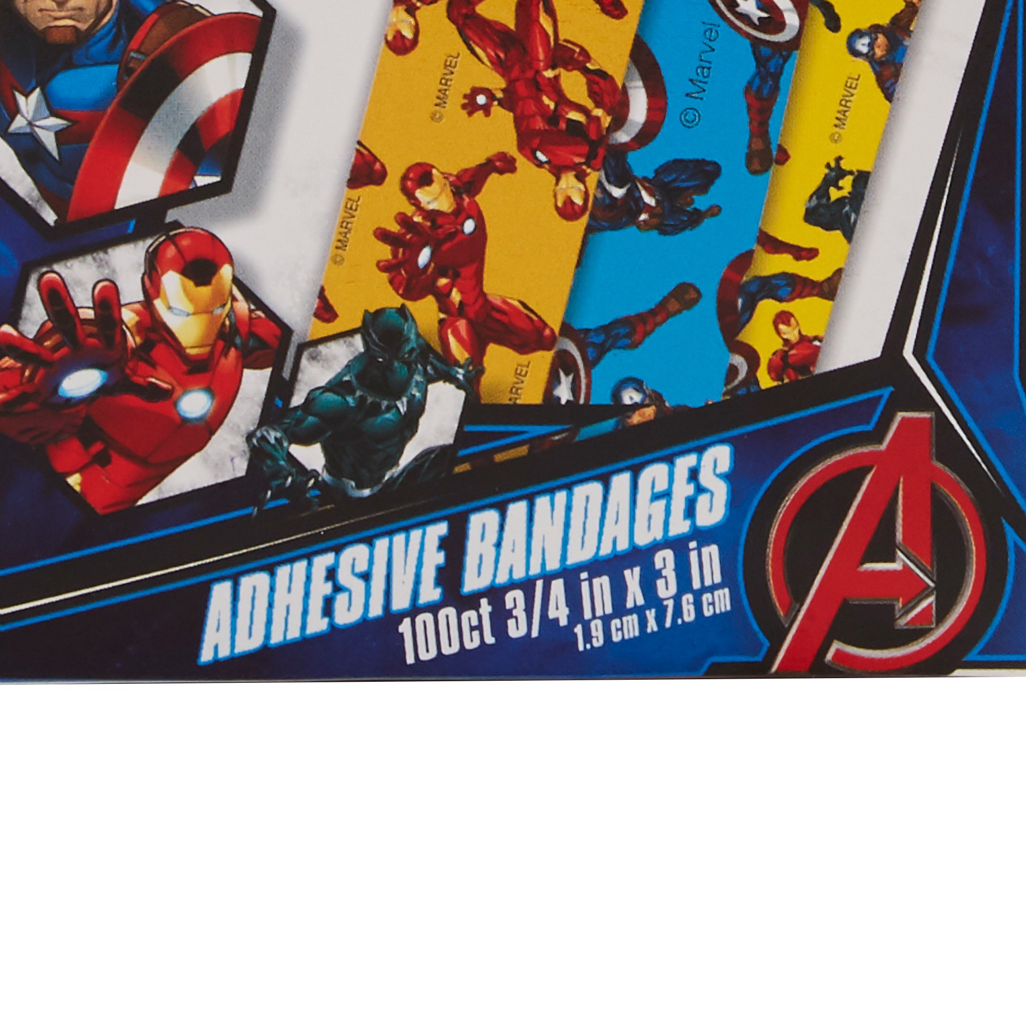 Dukal - 1087837 American® White Cross Stat Strip® Kid Design (Avengers) Adhesive Strips