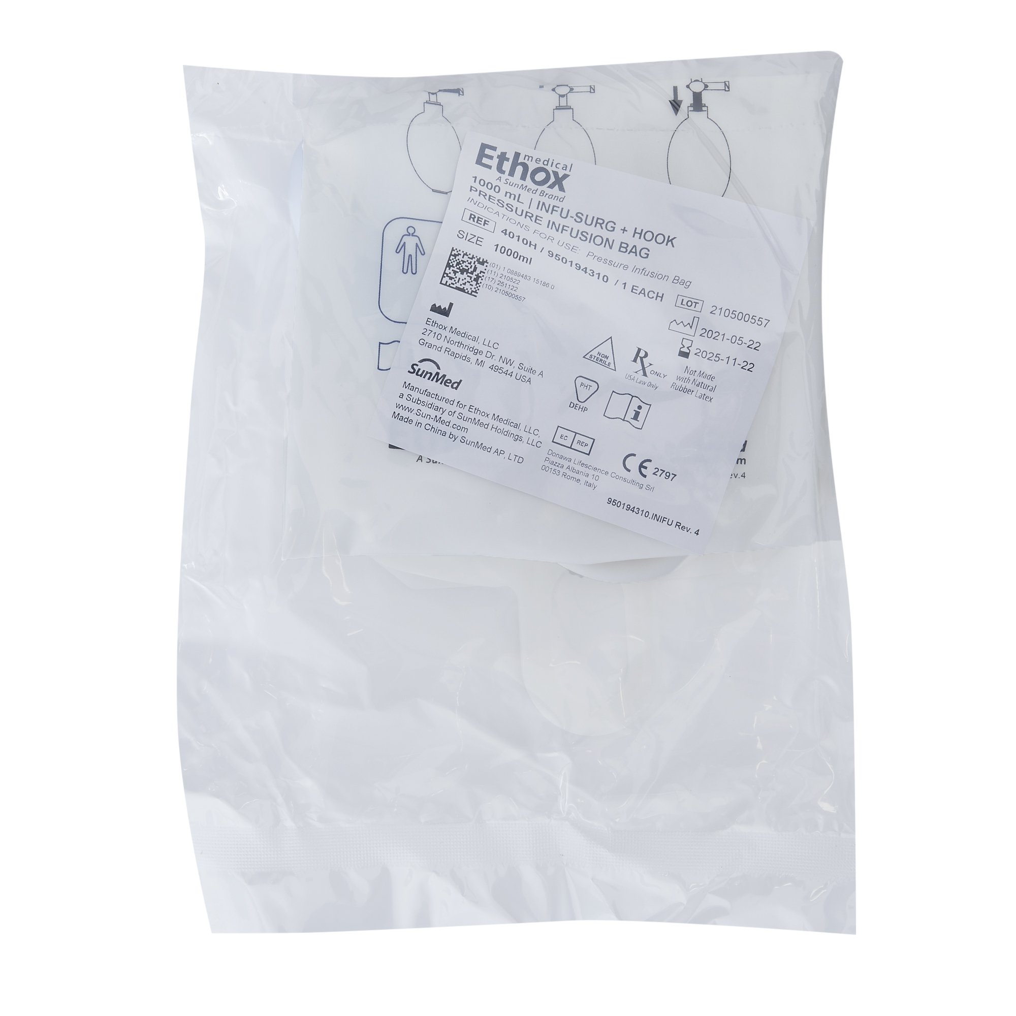 Sun Med 950194310 - Infu-Surg® Pressure Infusion Bag - 1/Each, 5/Box
