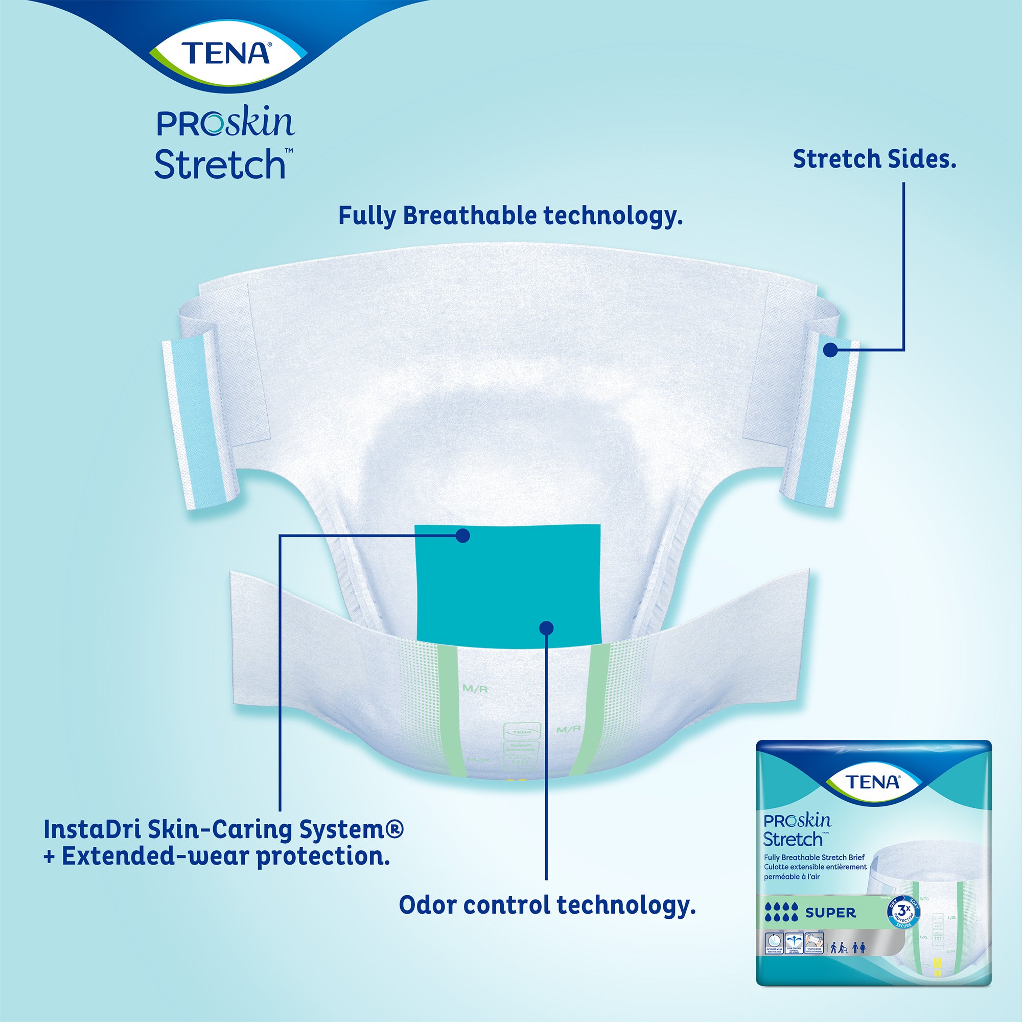 Essity HMS North America Inc - 61391 Tena® Stretch™ Bariatric Super Incontinence Brief
