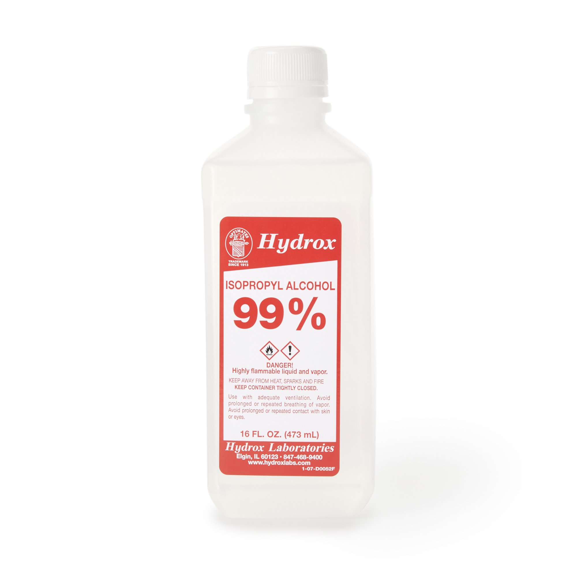 McKesson Brand - D0052 Hydrox 99% Isopropyl Alcohol for Technical Use
