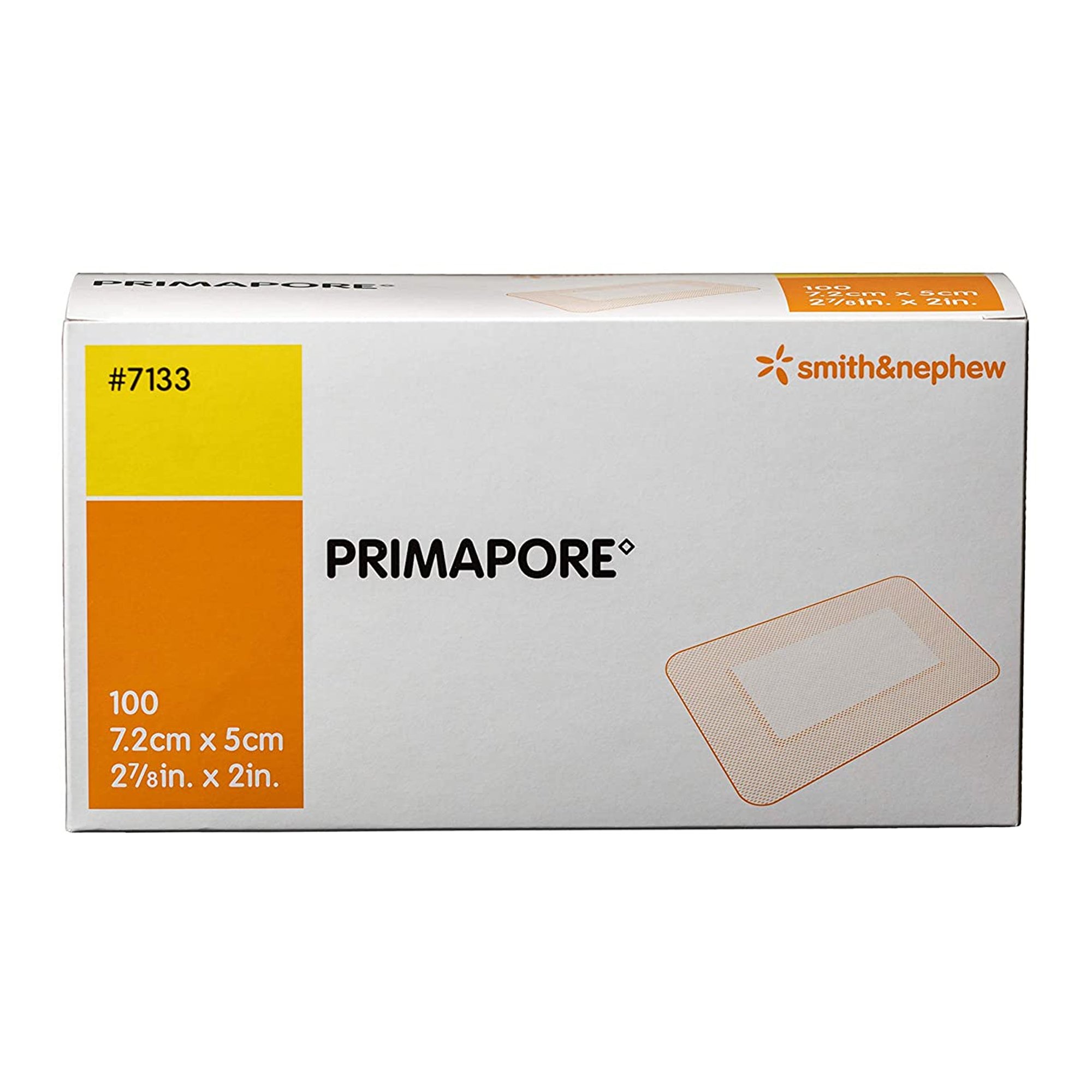 Smith & Nephew - 7133 Primapore White Adhesive Dressing