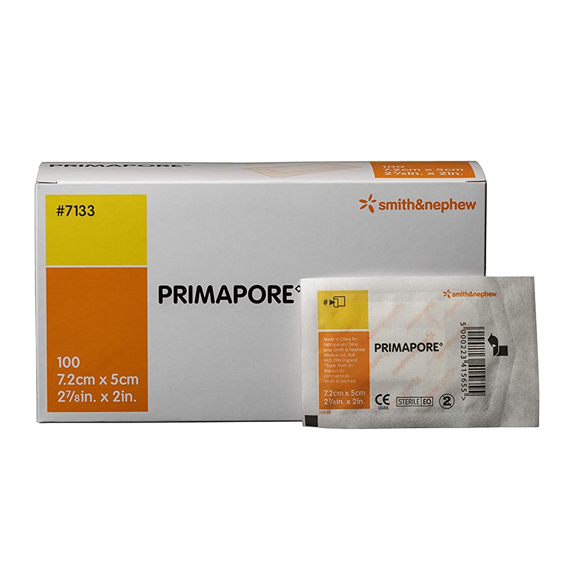 Smith & Nephew - 7133 Primapore White Adhesive Dressing