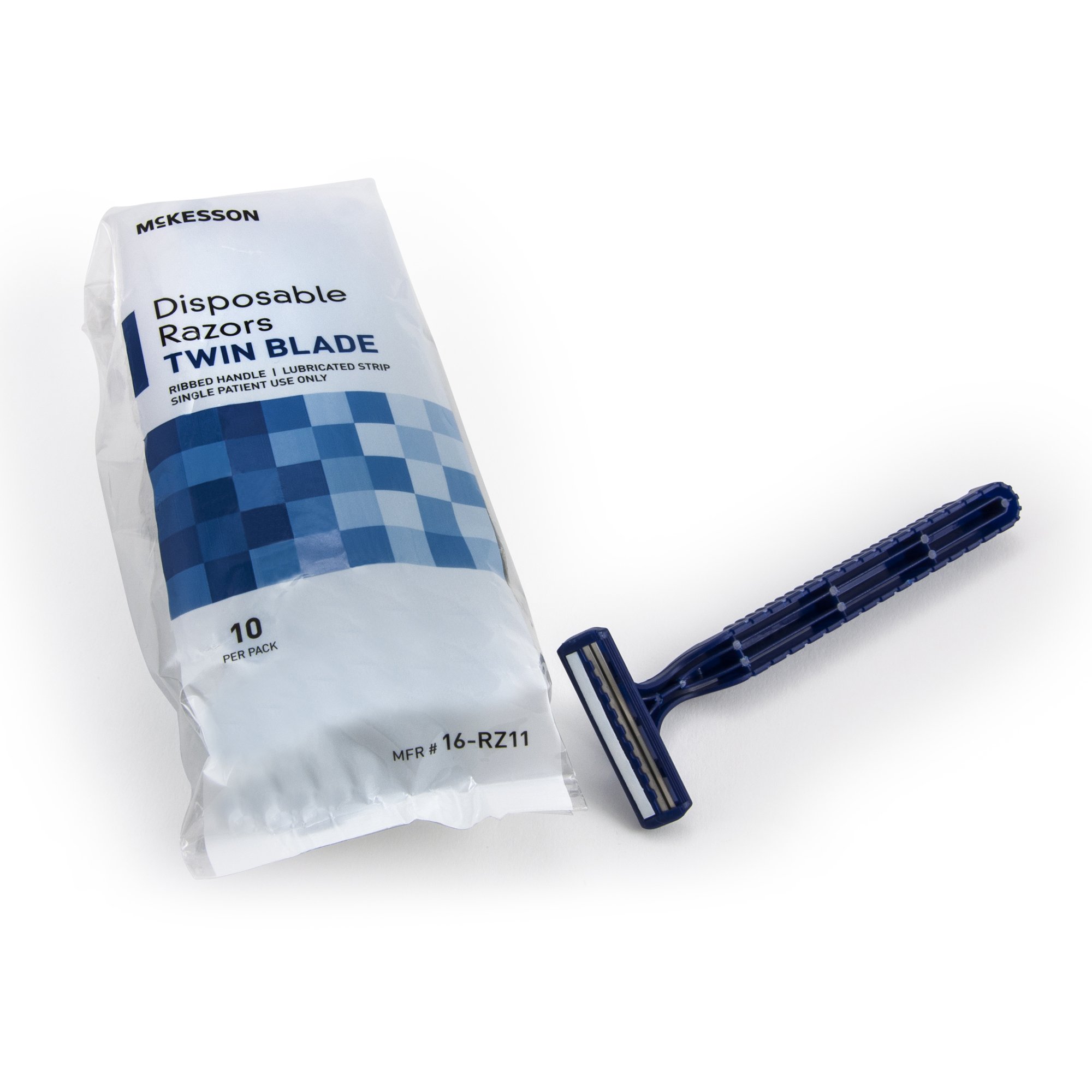 McKesson Personal Razor with Lubricating Strip 16-RZ11 by McKesson Brand