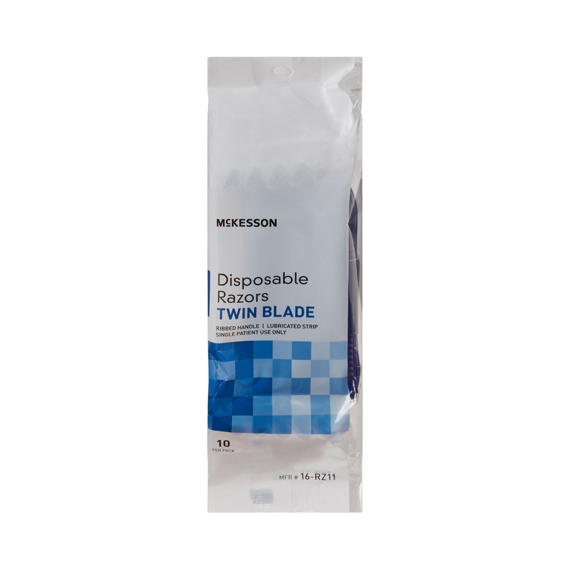 McKesson Personal Razor with Lubricating Strip 16-RZ11 by McKesson Brand
